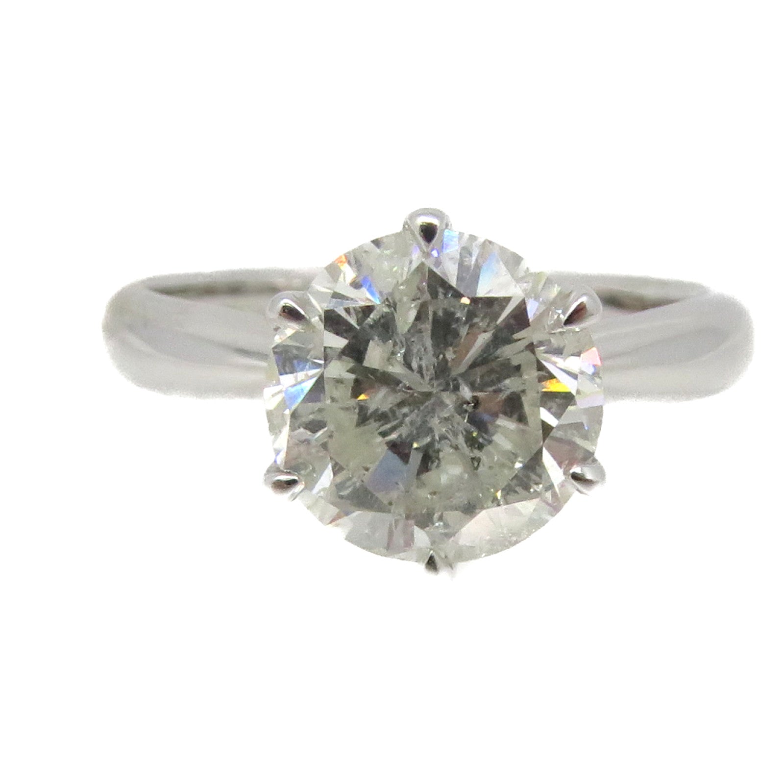 JEWELRY 18K White Gold/2.198ct Diamond Ring US#6.25