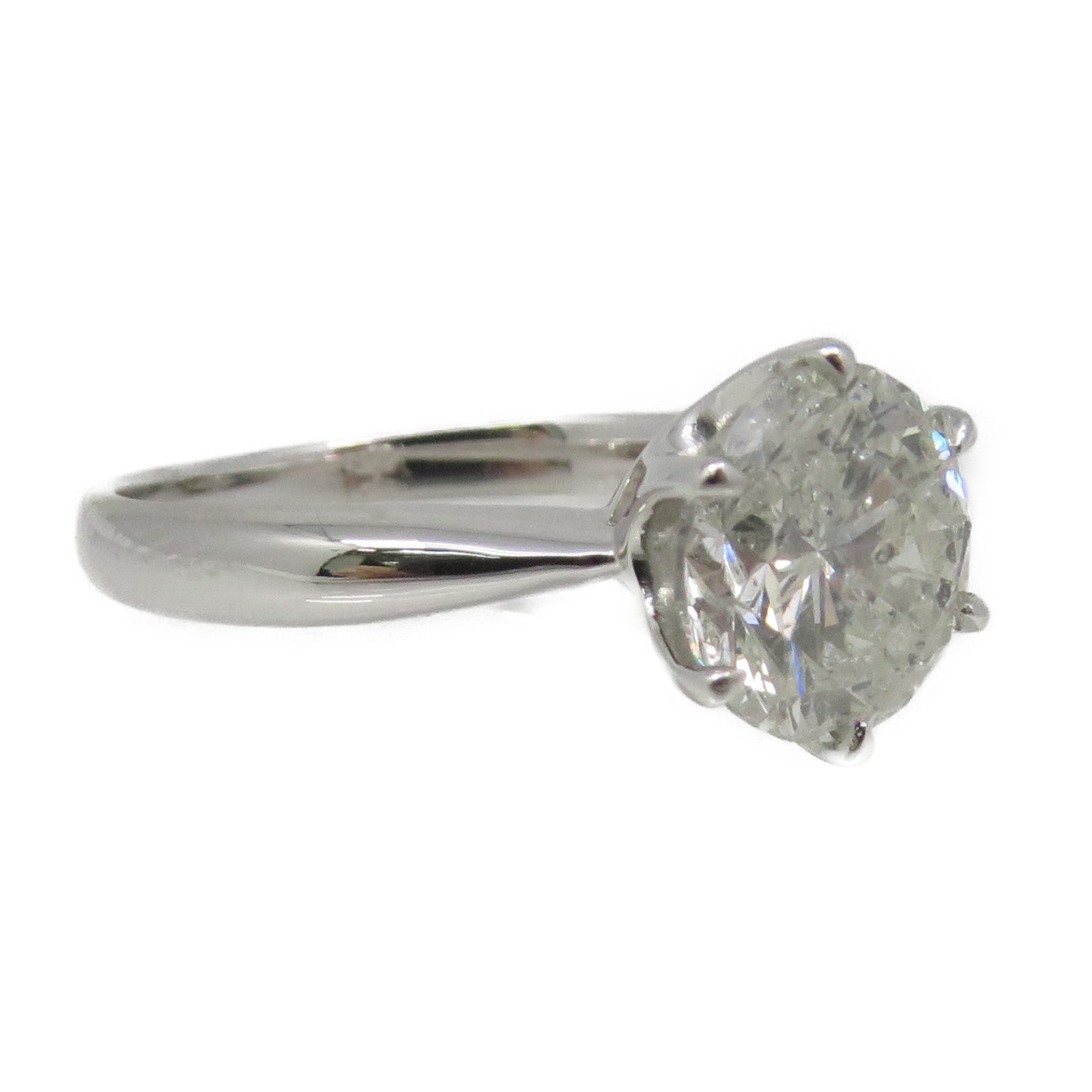 JEWELRY 18K White Gold/2.198ct Diamond Ring US#6.25