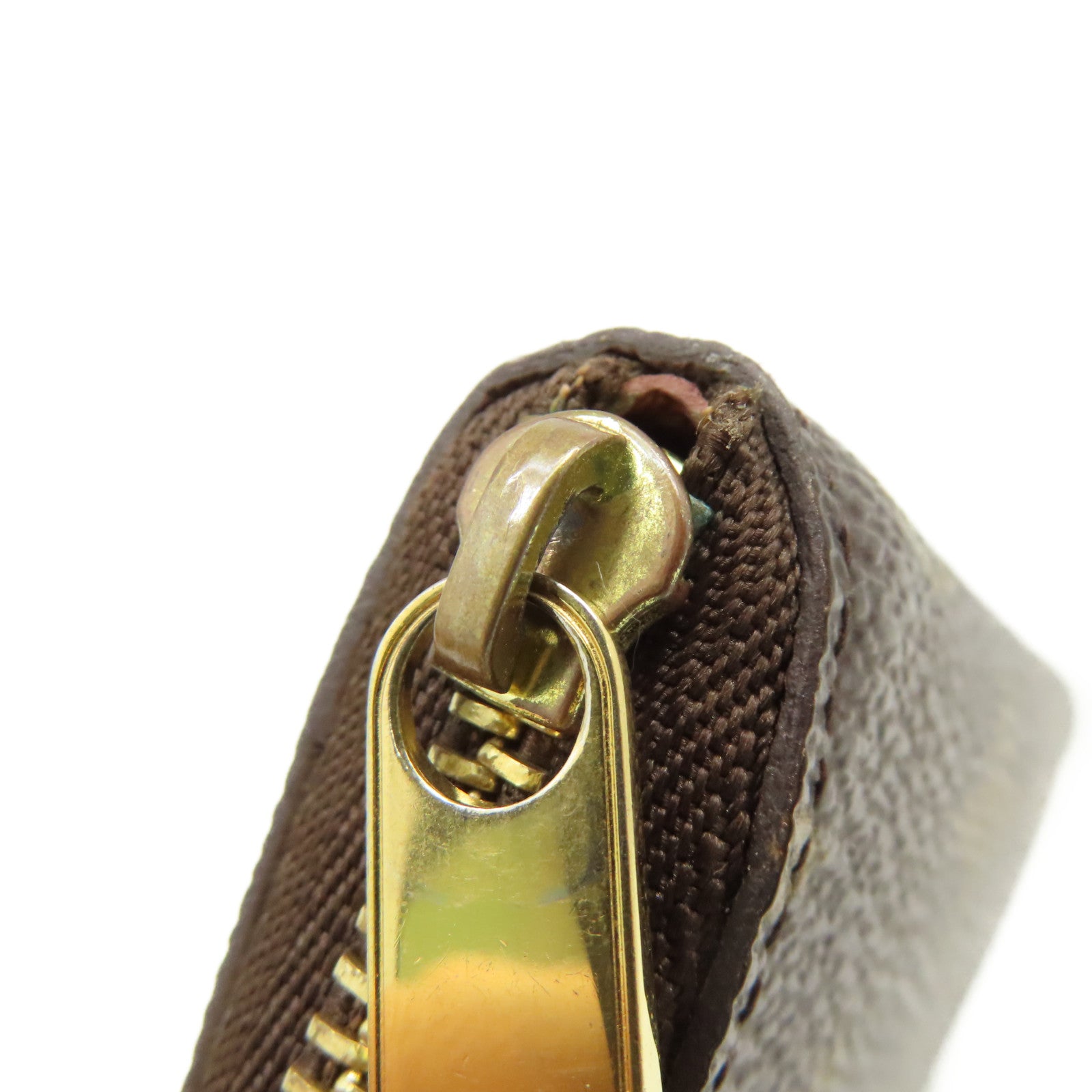 LOUIS VUITTON Monogram Zippy Coin Purse拉鏈零錢包啡色