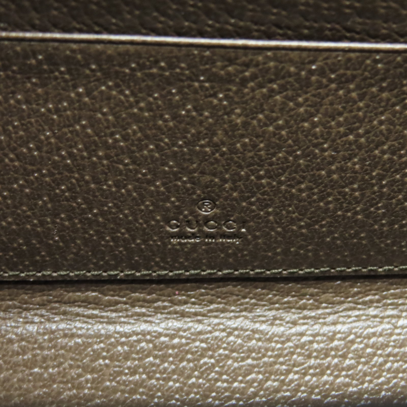 GUCCI 塗層帆布Huheg 8358 Shoulder Bag金扣肩背袋