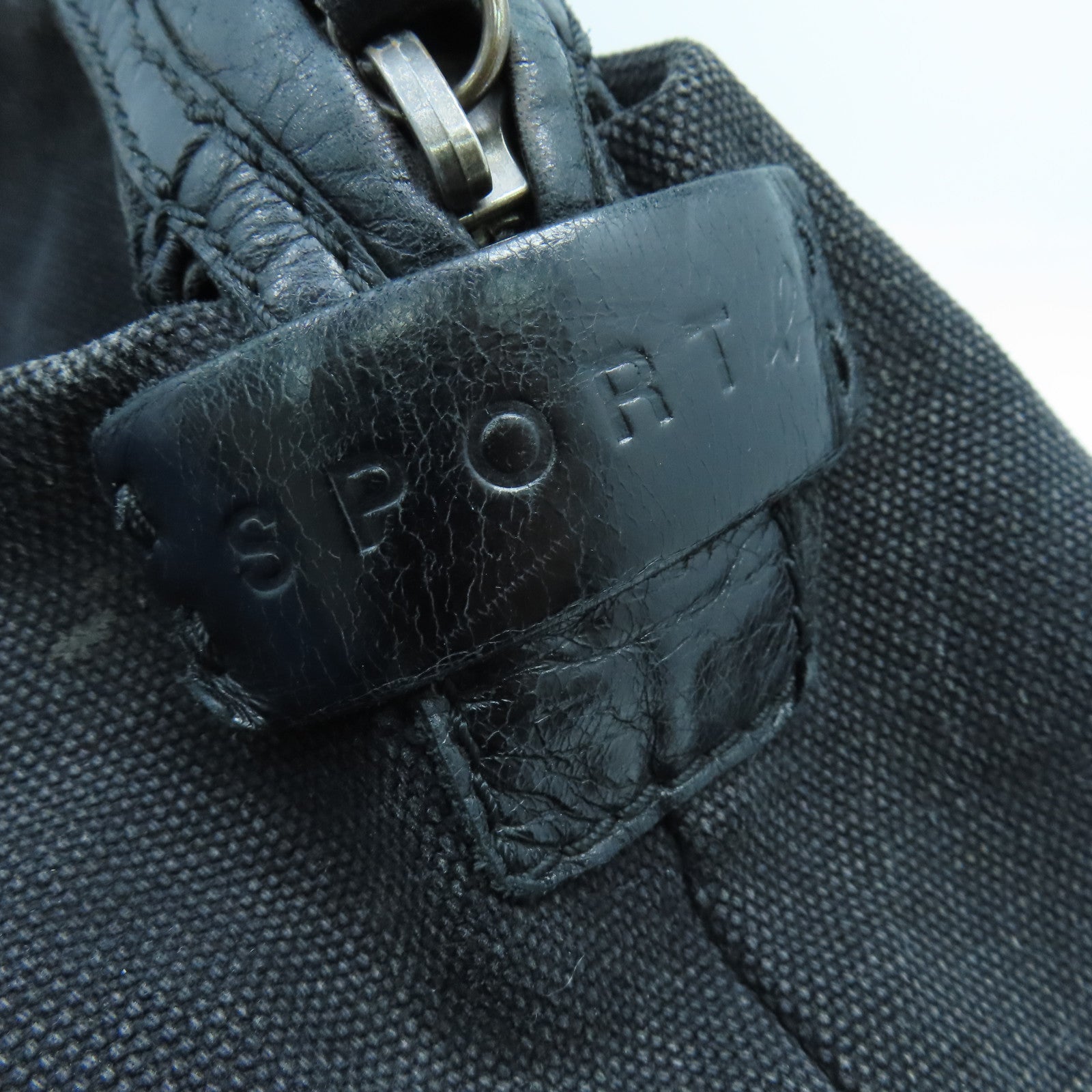 agnes b. 帆布Tote Bag手挽袋黑色