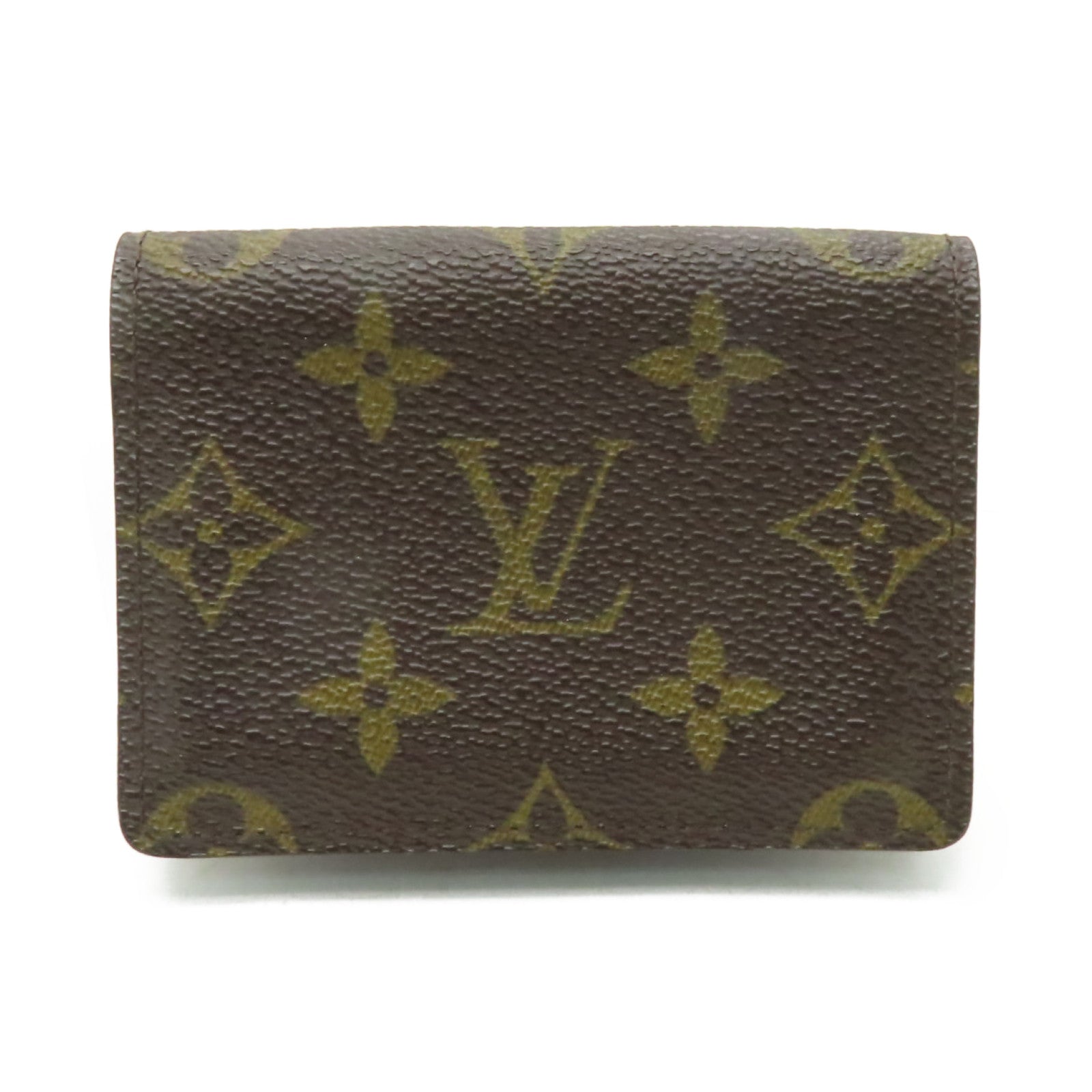 LOUIS VUITTON Monogram Card Case卡片套啡色