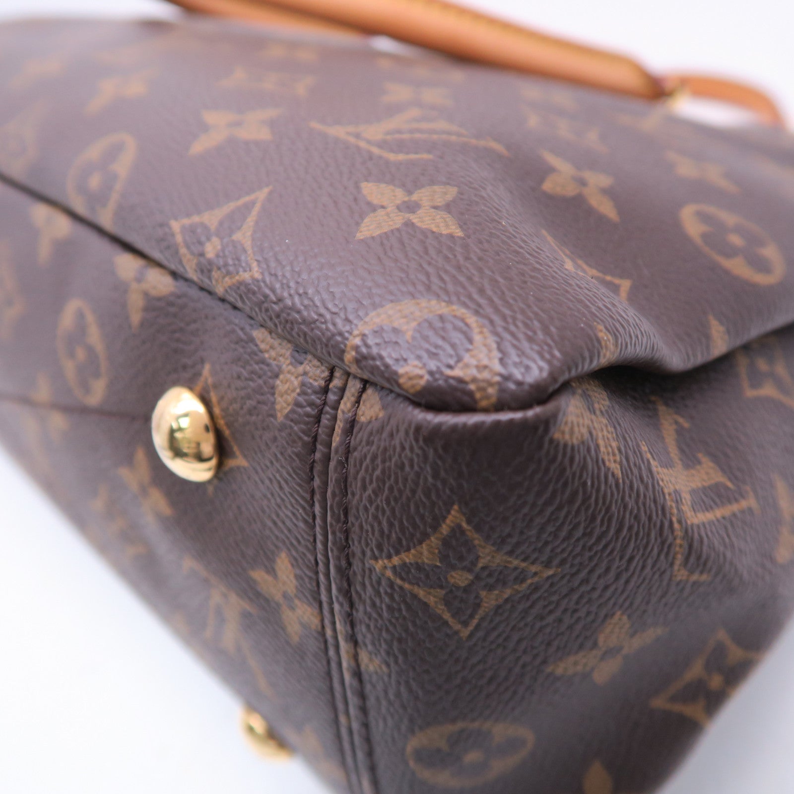 LOUIS VUITTON Monogram Pallas MM金扣手挽肩背兩用袋粉紅色
