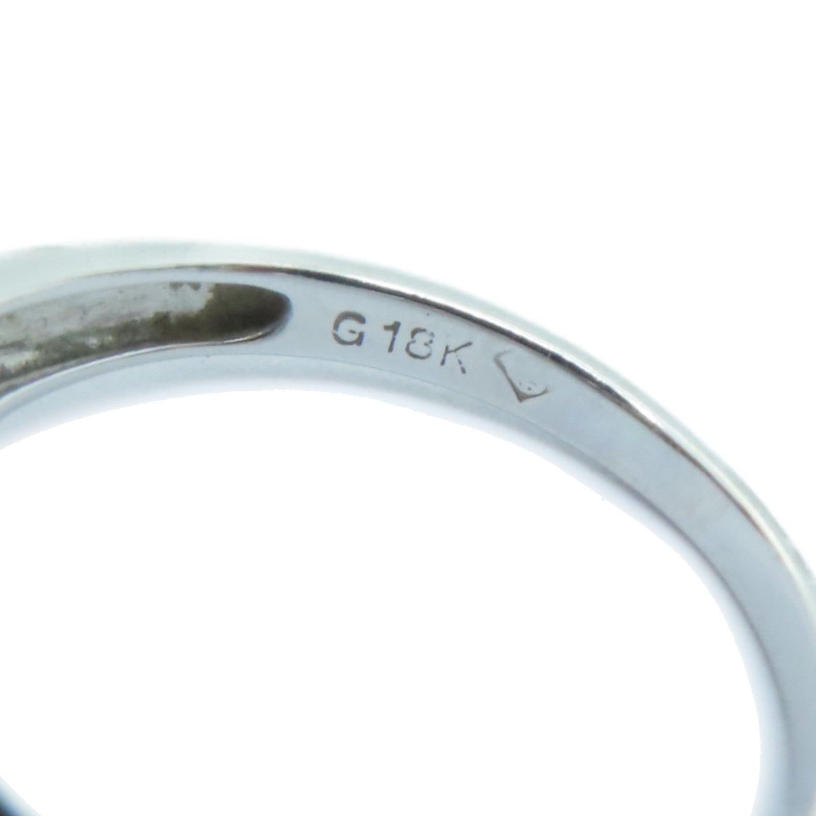 JEWELRY 18K白金Diamond Ring 0.42ct钻石戒指US#6.0