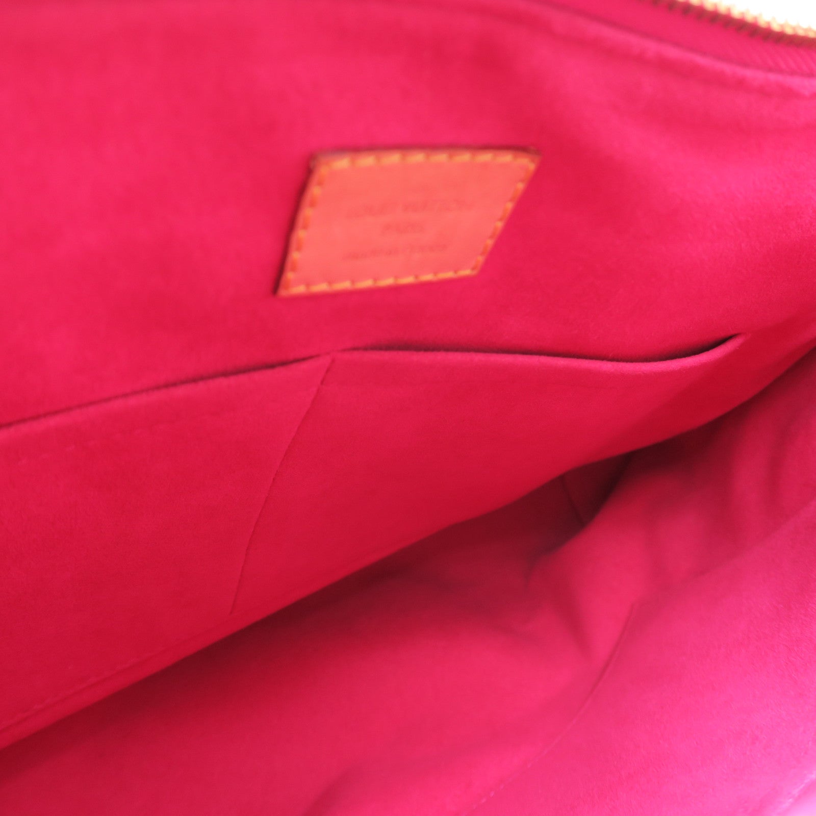 LOUIS VUITTON Monogram Pallas MM金扣手挽肩背兩用袋粉紅色