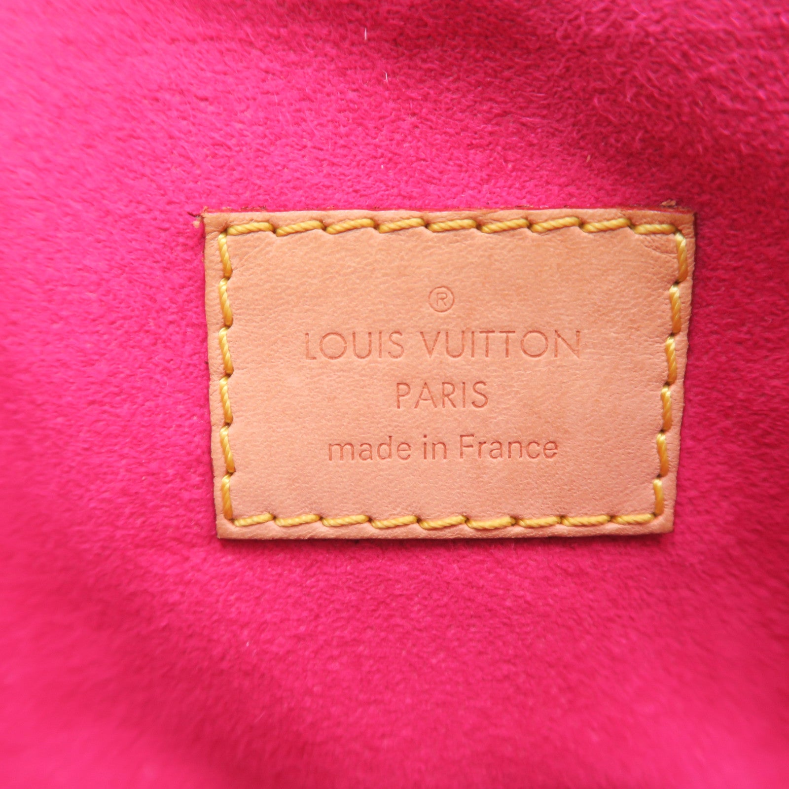LOUIS VUITTON Monogram Pallas MM金扣手挽肩背兩用袋粉紅色