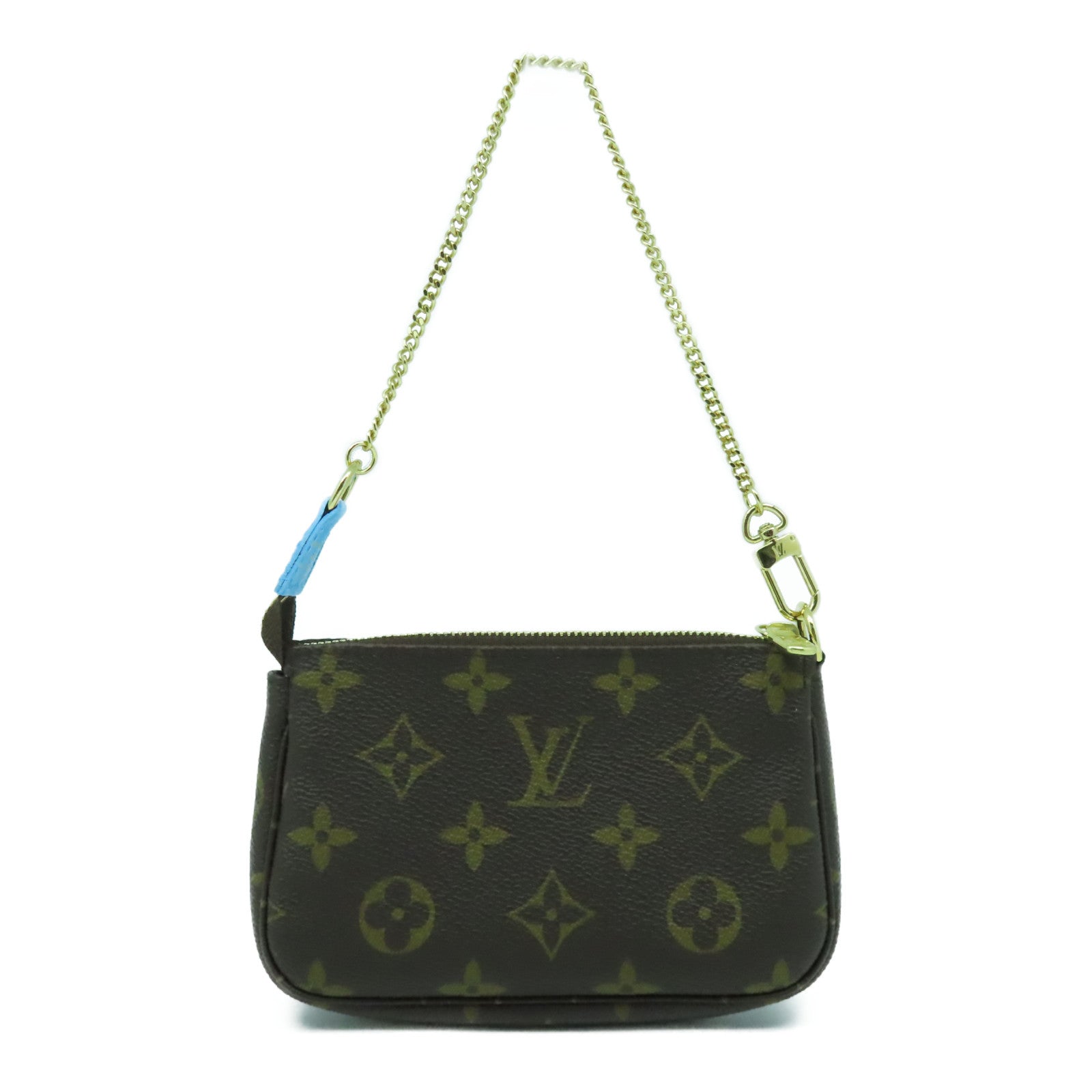 LOUIS VUITTON Monogram Mini Pochette Access金扣手挽袋彩色