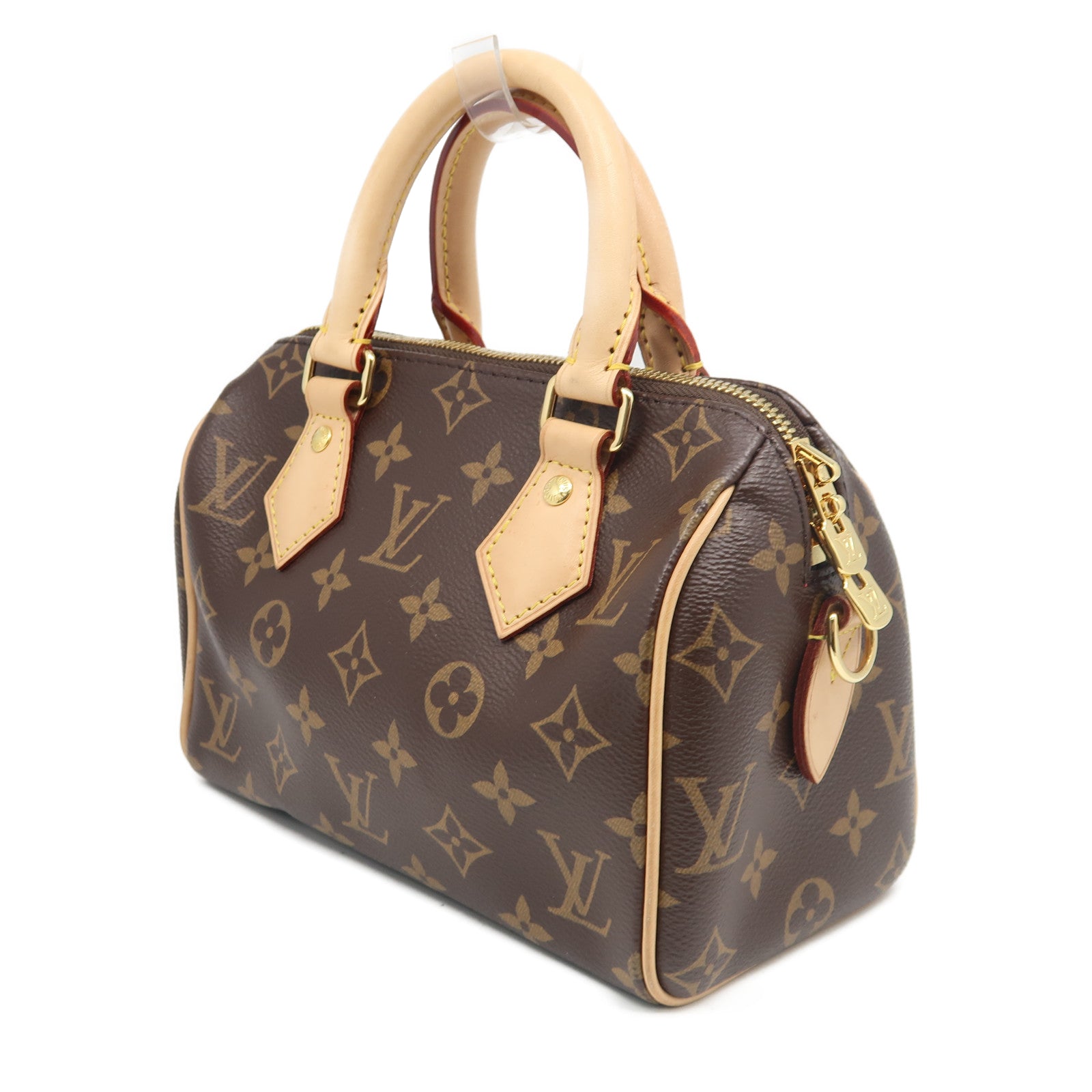 LOUIS VUITTON Monogram Speedy Bandouliere 20金扣手挽肩背兩用袋啡色