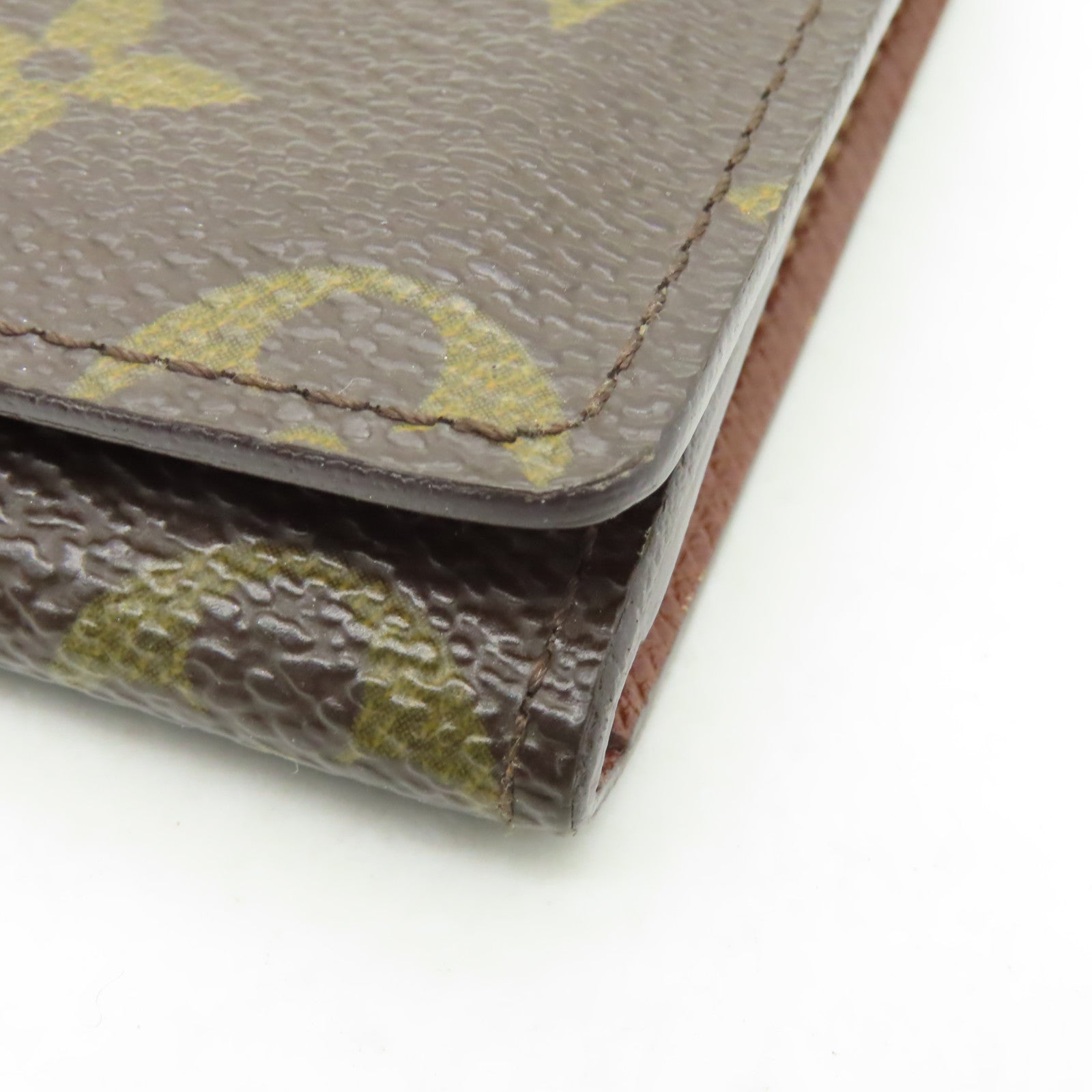 LOUIS VUITTON Monogram Card Case卡片套啡色