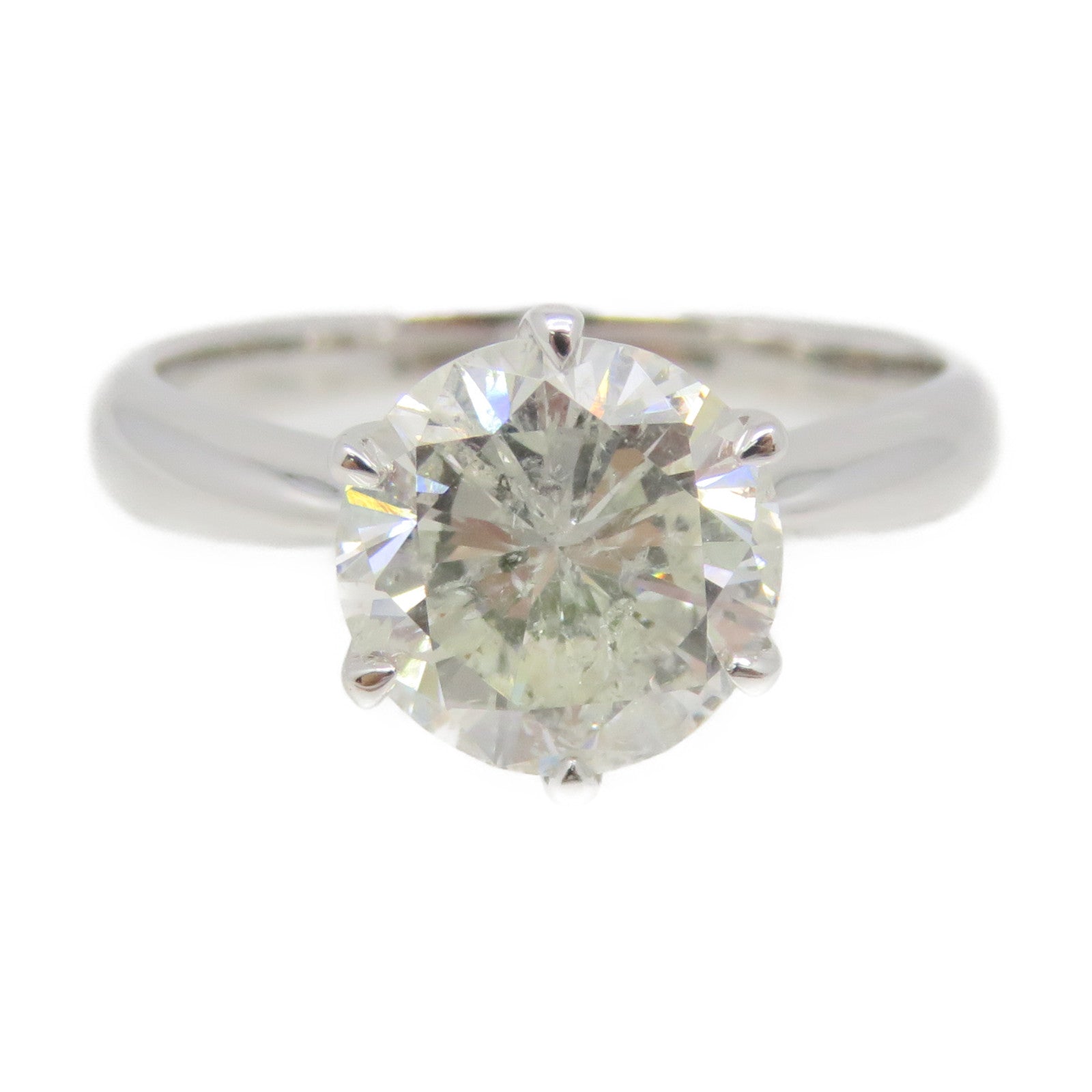JEWELRY 18K White Gold/2.198ct Diamond Ring US#6.25