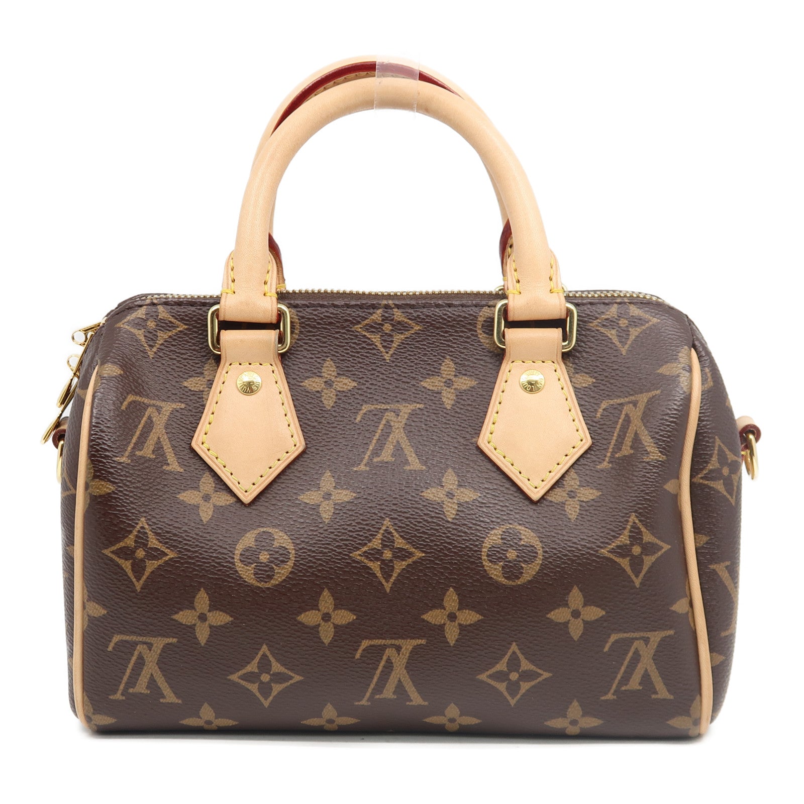 LOUIS VUITTON Monogram Speedy Bandouliere 20金扣手挽肩背兩用袋啡色