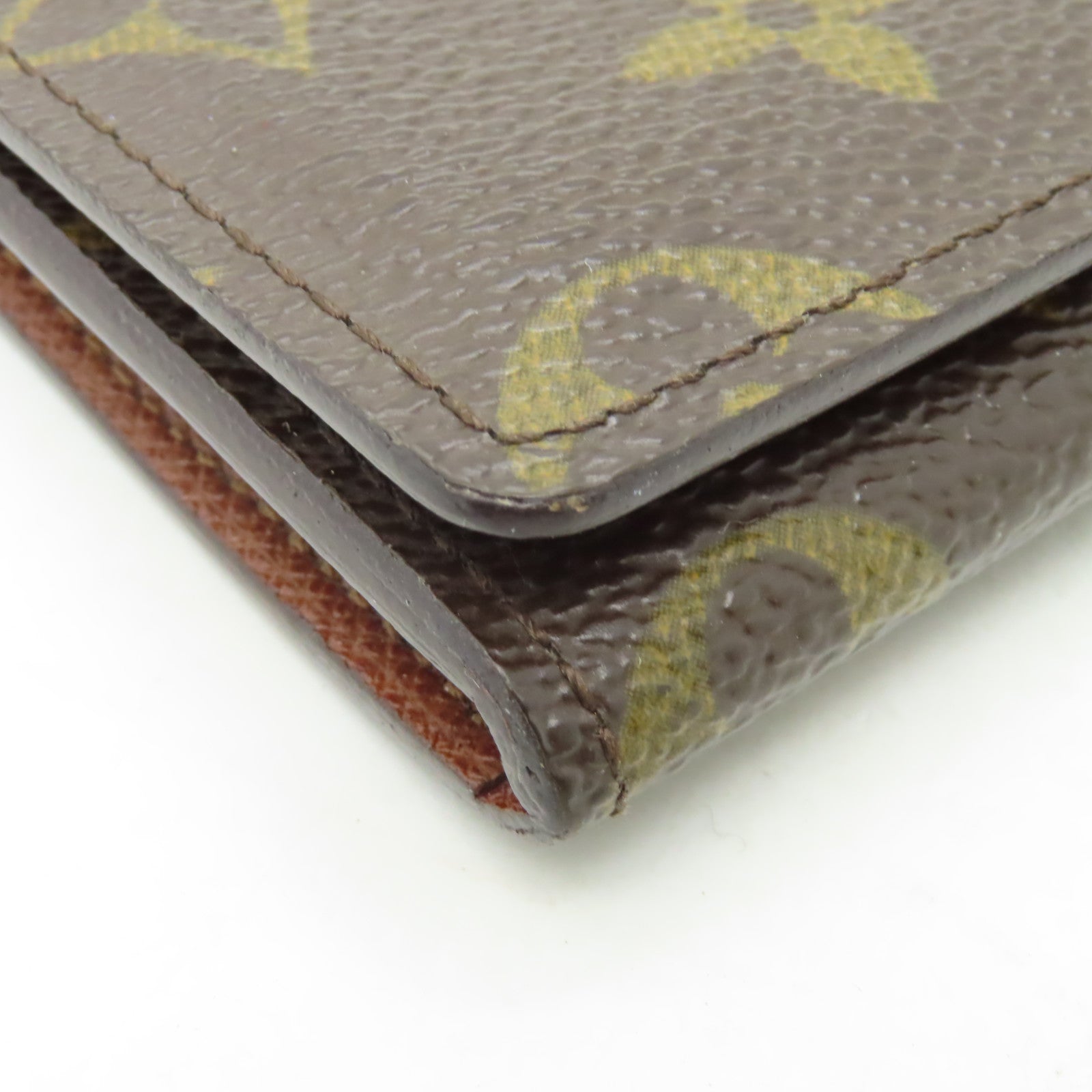 LOUIS VUITTON Monogram Card Case卡片套啡色