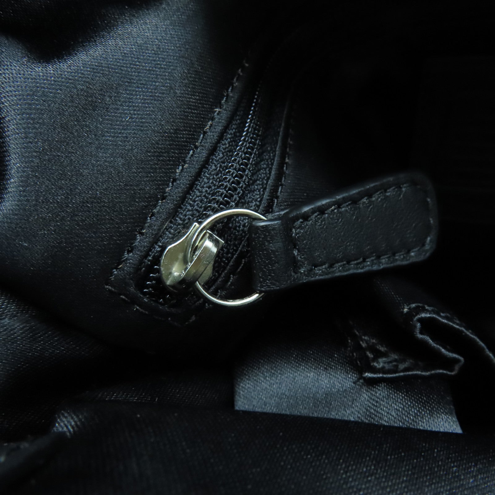 COACH 帆布Shoulder Bag銀扣肩背袋黑色