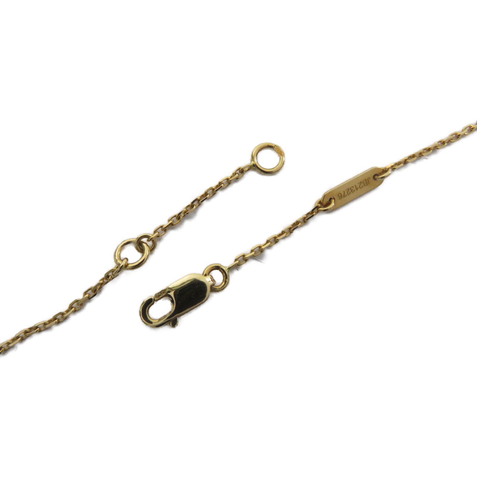 Van Cleef & Arpels 18K黃金Sweet Alhambra heart Pendant項鏈白色