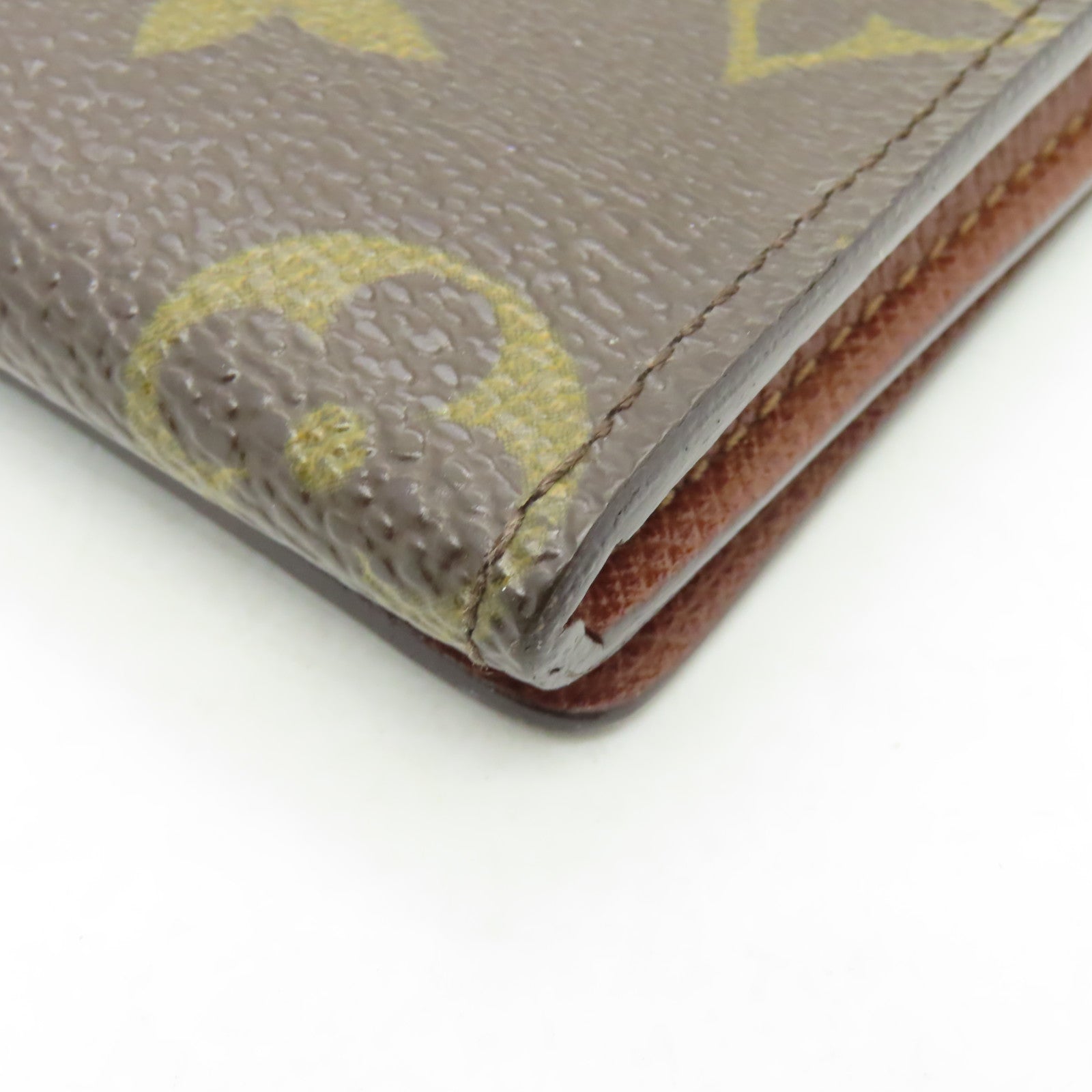 LOUIS VUITTON Monogram Card Case卡片套啡色