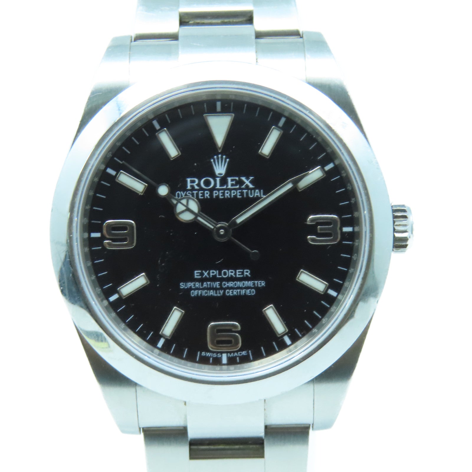 ROLEX ExplorerⅠ(2016)不鏽鋼手錶自動機芯黑色