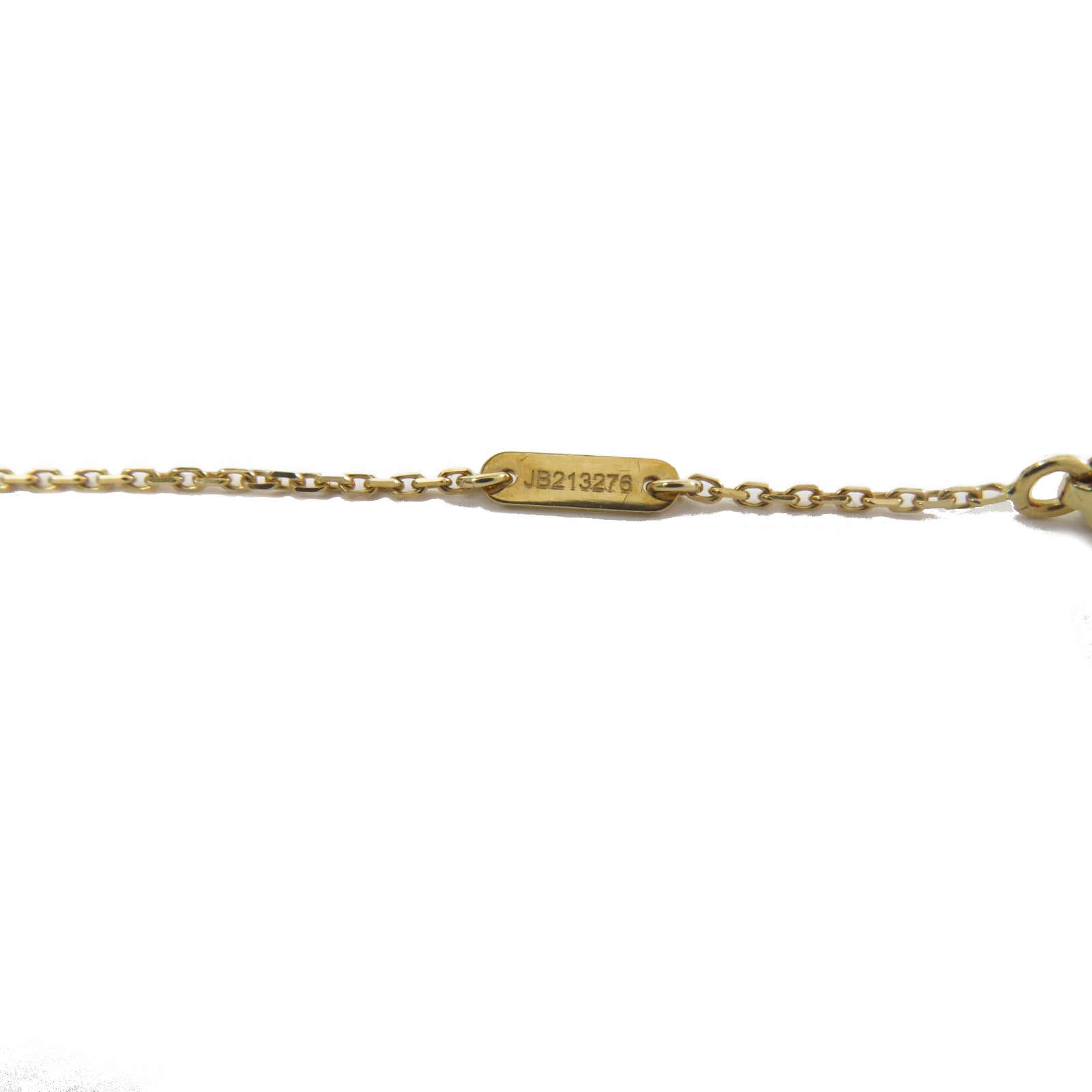 Van Cleef & Arpels 18K黃金Sweet Alhambra heart Pendant項鏈白色