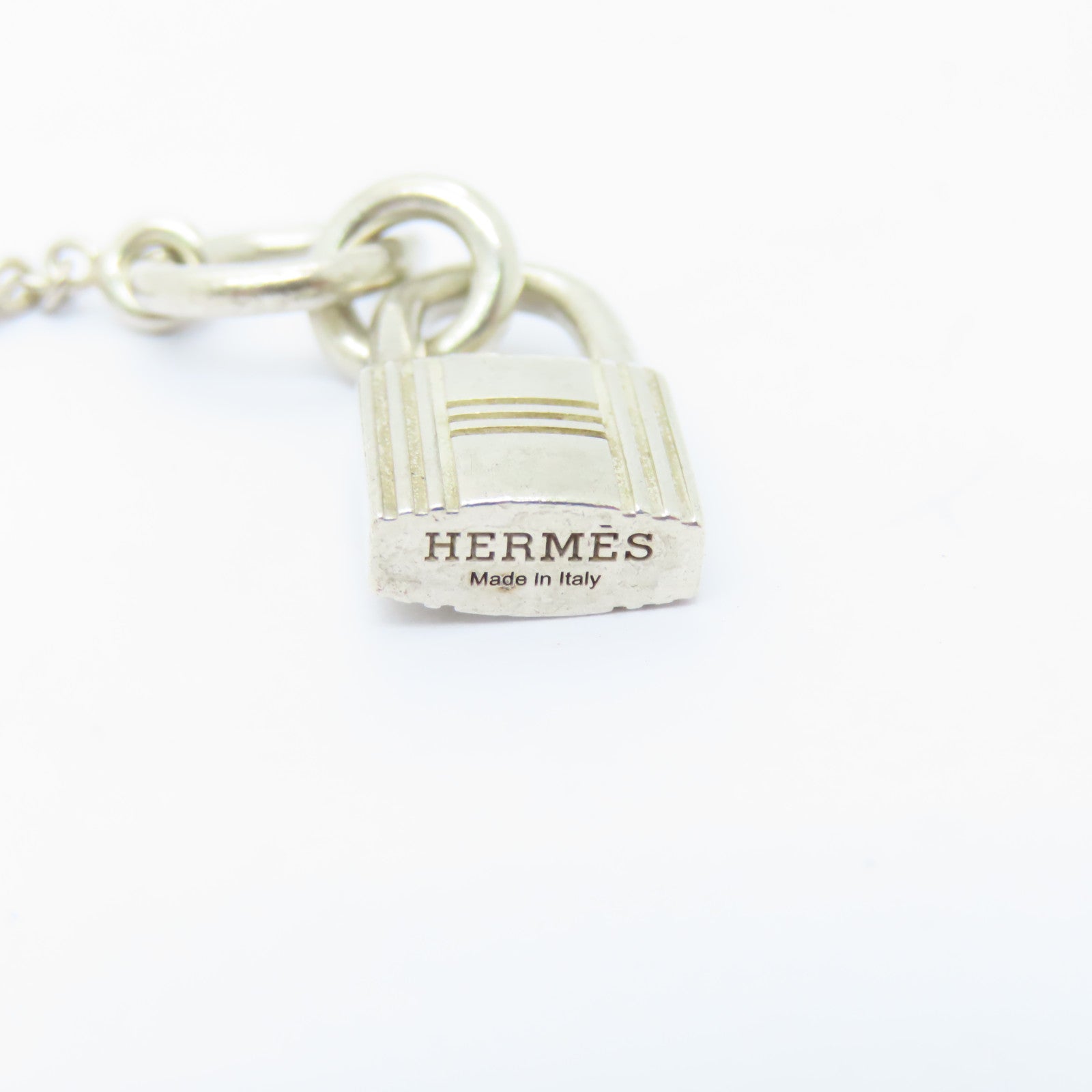 HERMES 925純銀Lock Necklace項鍊