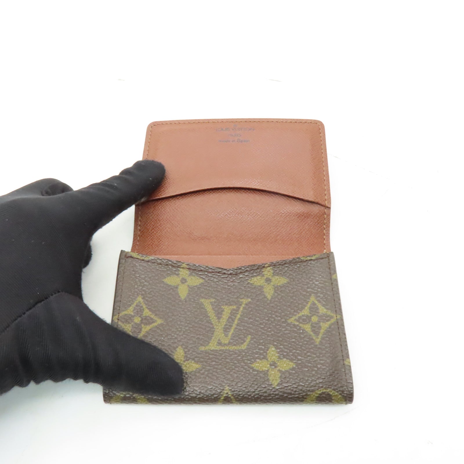 LOUIS VUITTON Monogram Card Case卡片套啡色