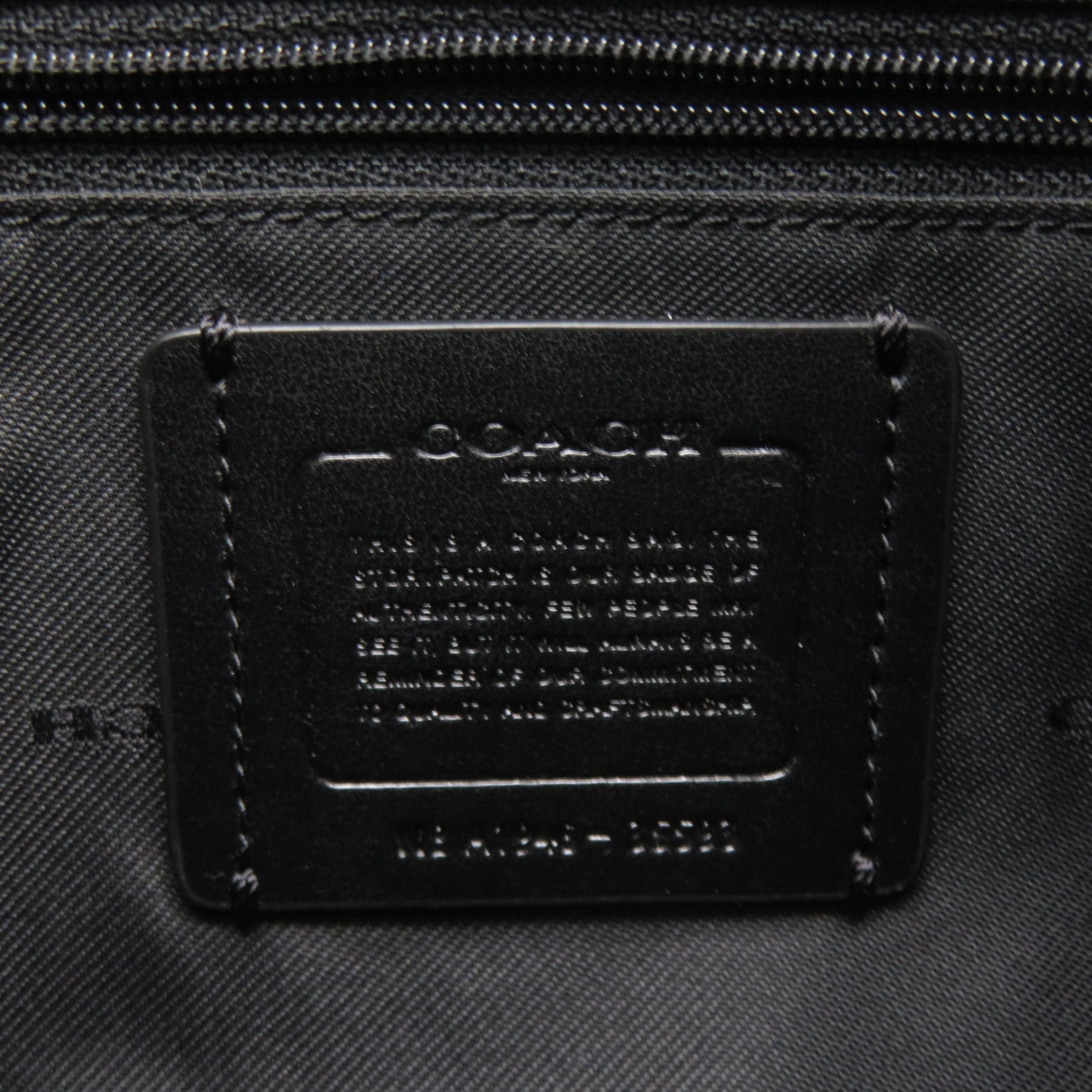COACH 牛皮皮革2Way Shoulder Bag手挽肩背两用袋黑色
