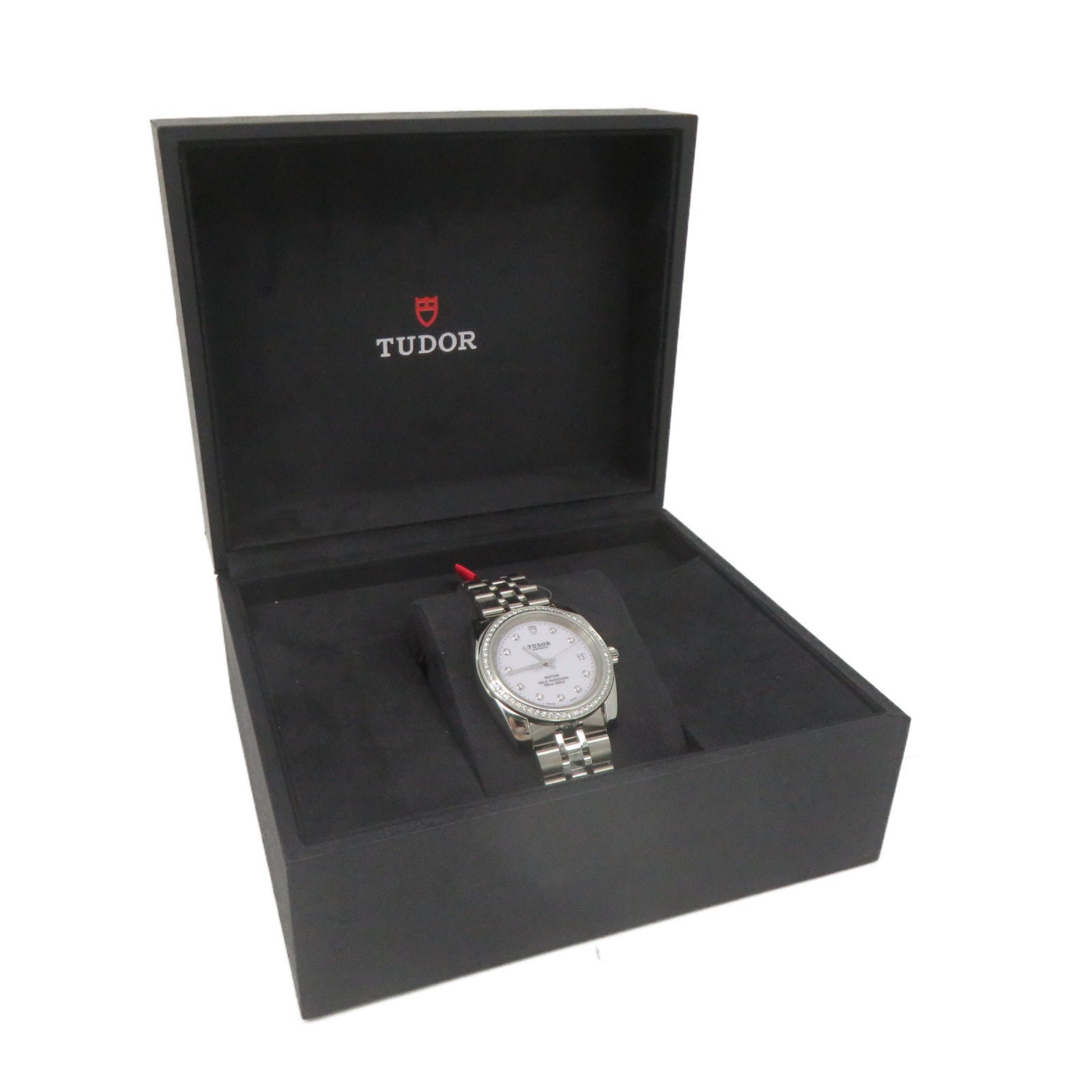 TUDOR CLASSIC DATE Watch不鏽鋼自動機芯手錶白色