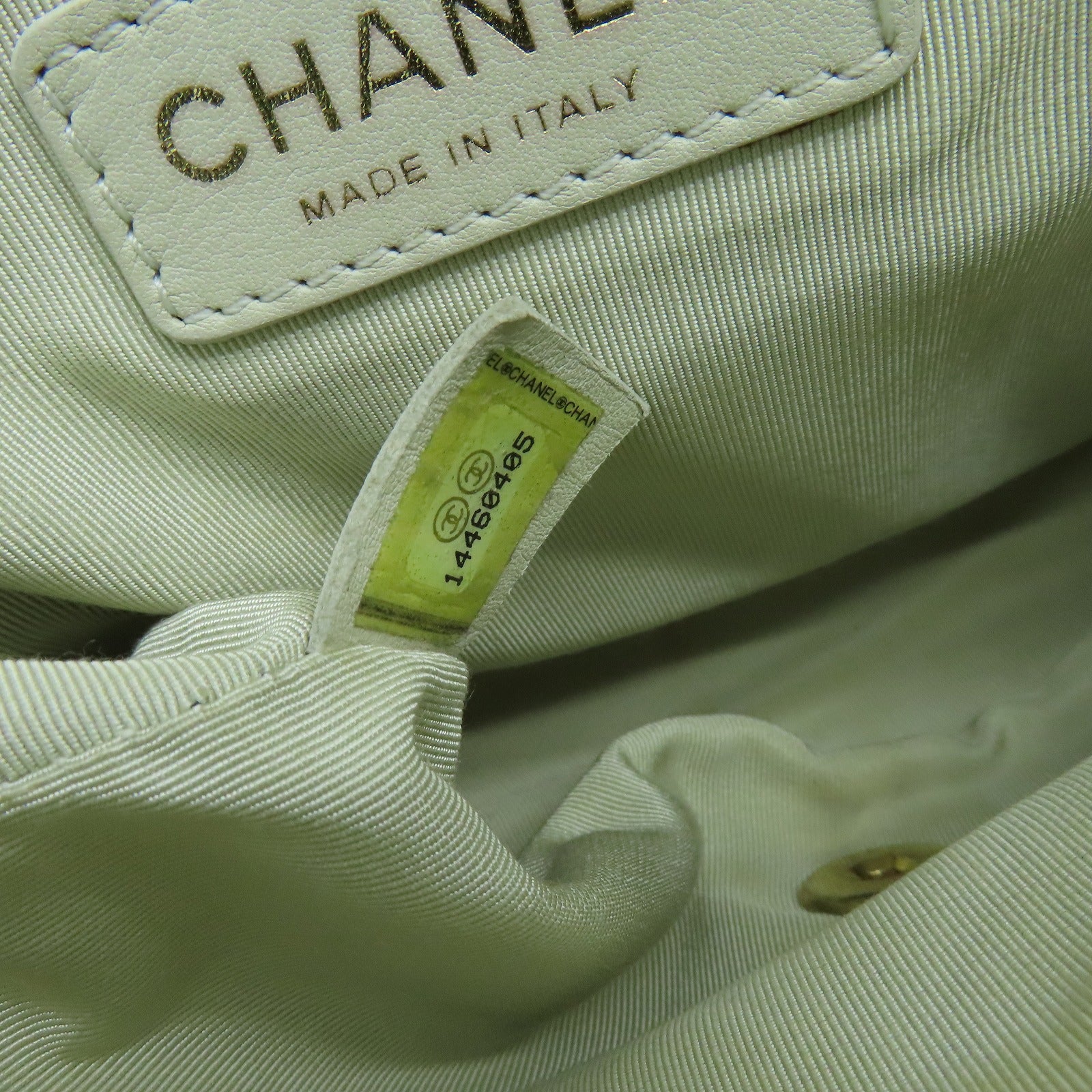 CHANEL 【激減優惠】菱格牛皮皮革Chain Shoulder金扣鏈帶肩背袋黑色