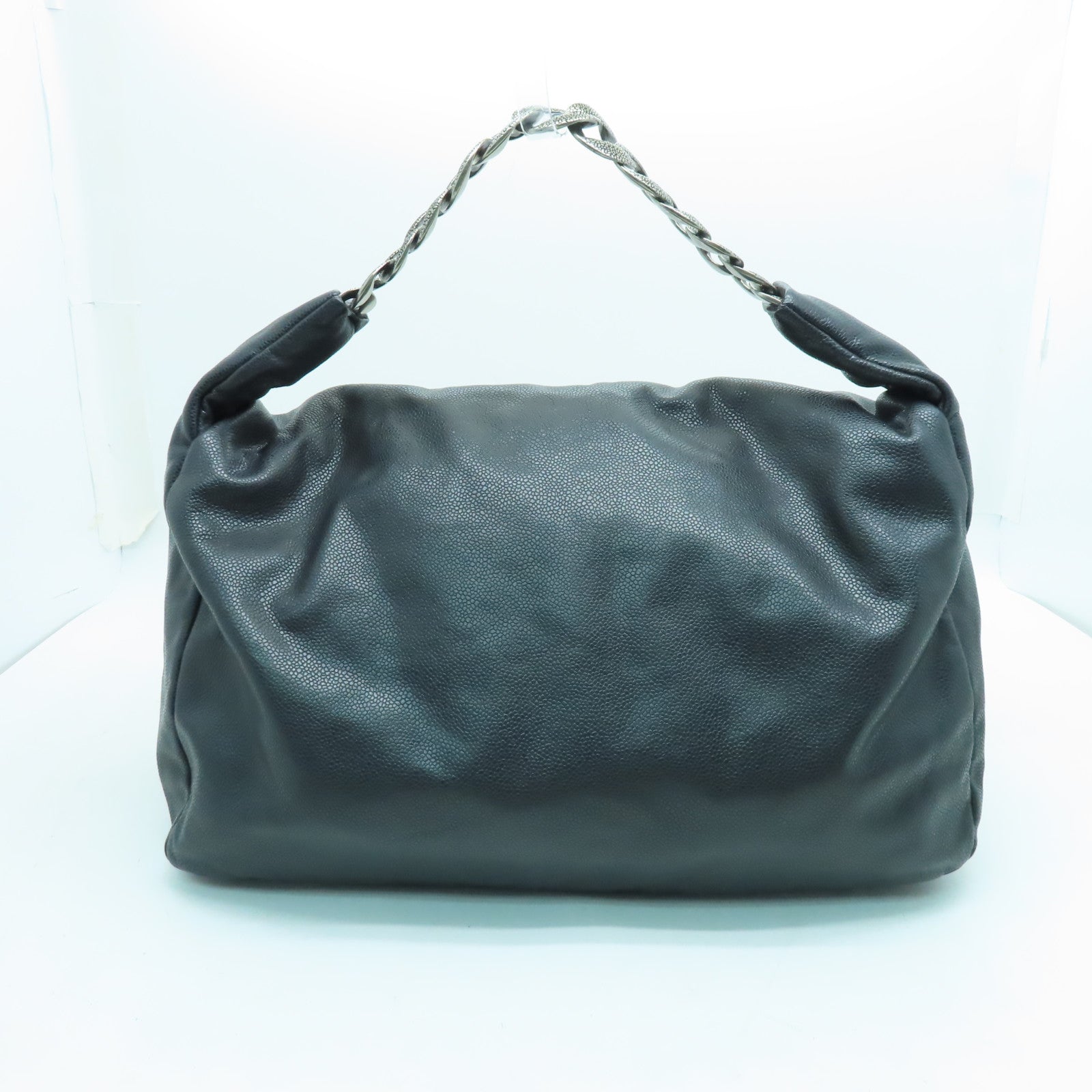 CHANEL 【激減優惠】Caviar皮革Shoulder Bag手挽袋/肩背袋黑色