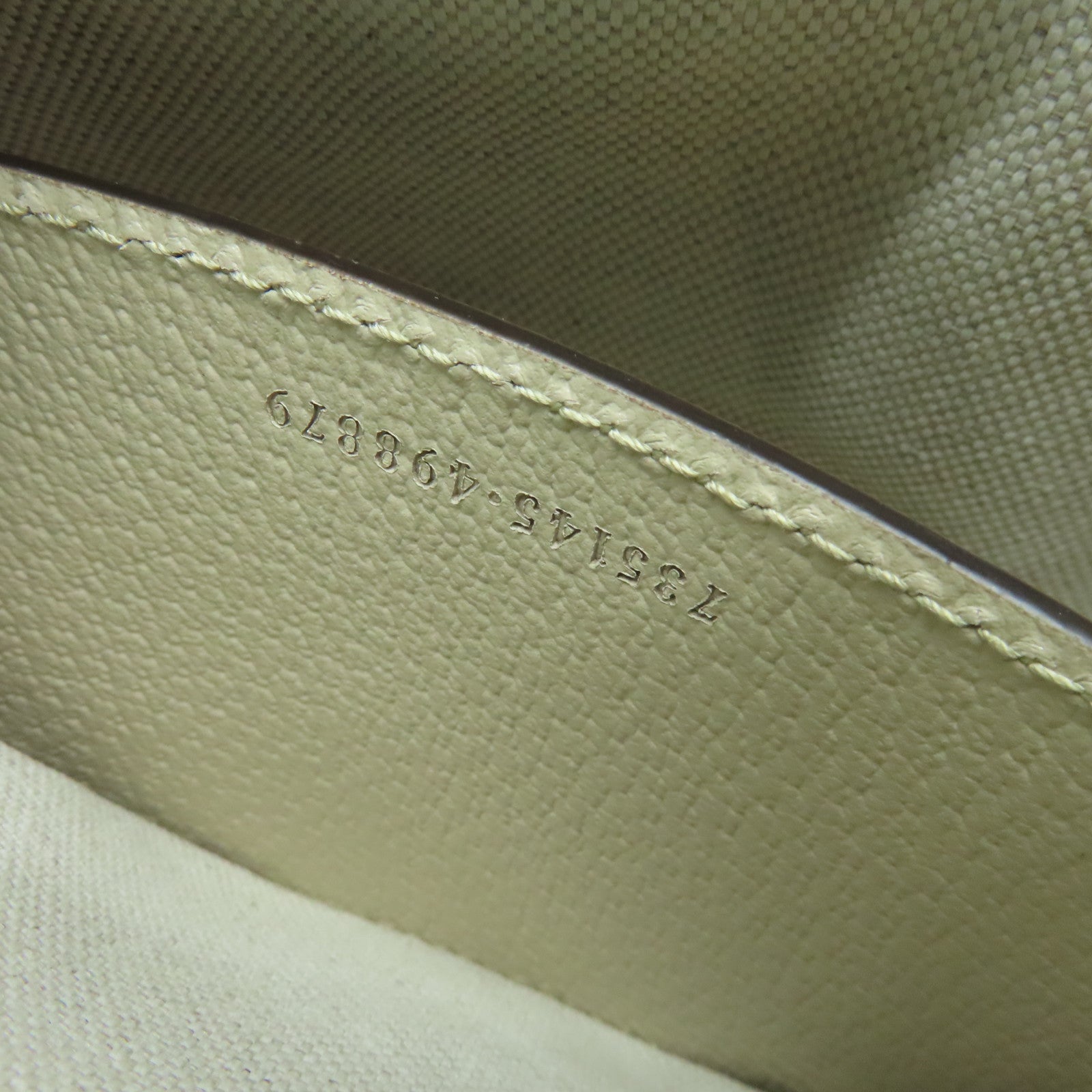 GUCCI 塗層帆布Ophidia Shoulder Bag金扣肩背袋白色