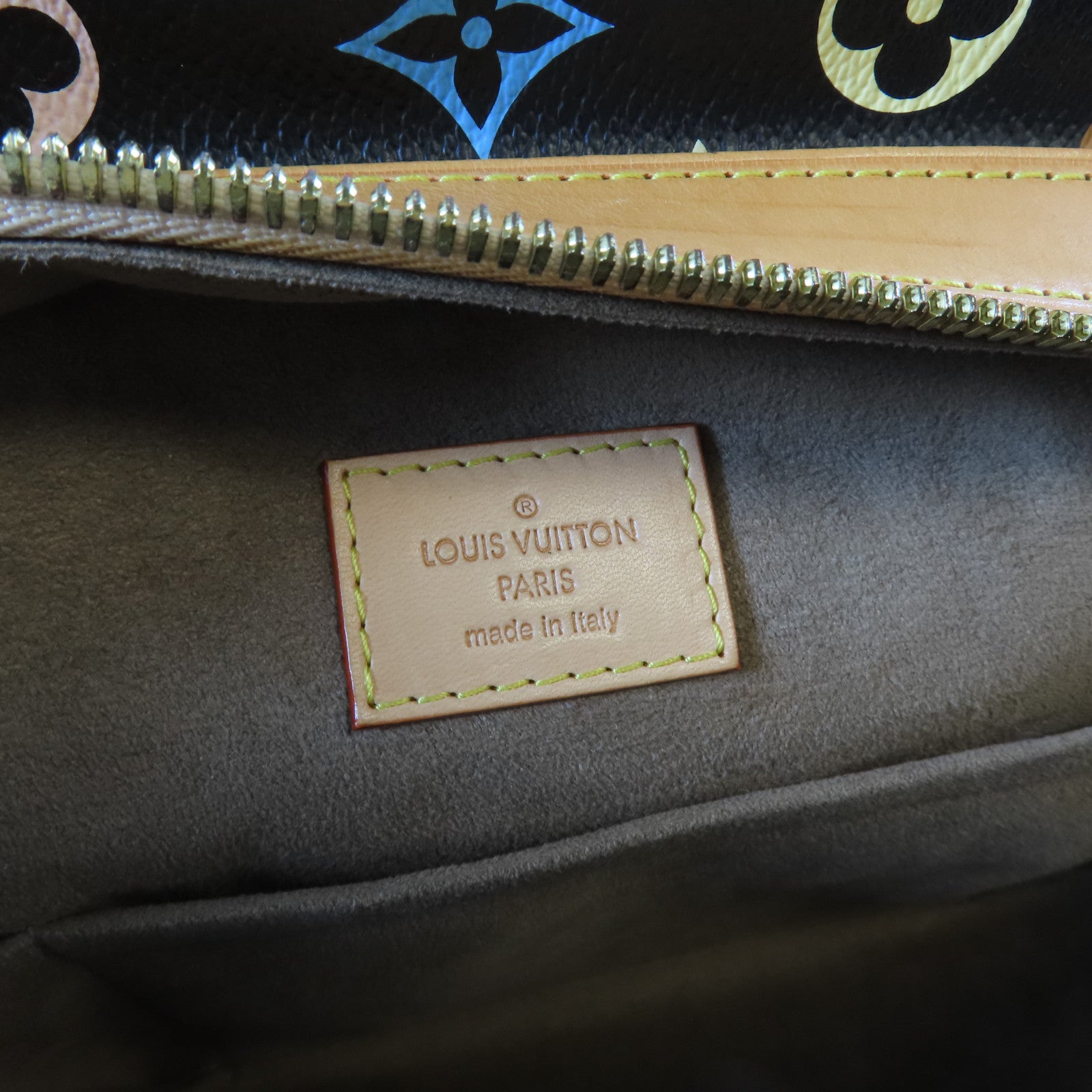 LOUIS VUITTON Monogram Multicolore Claudia金扣肩背袋啡色/黑色