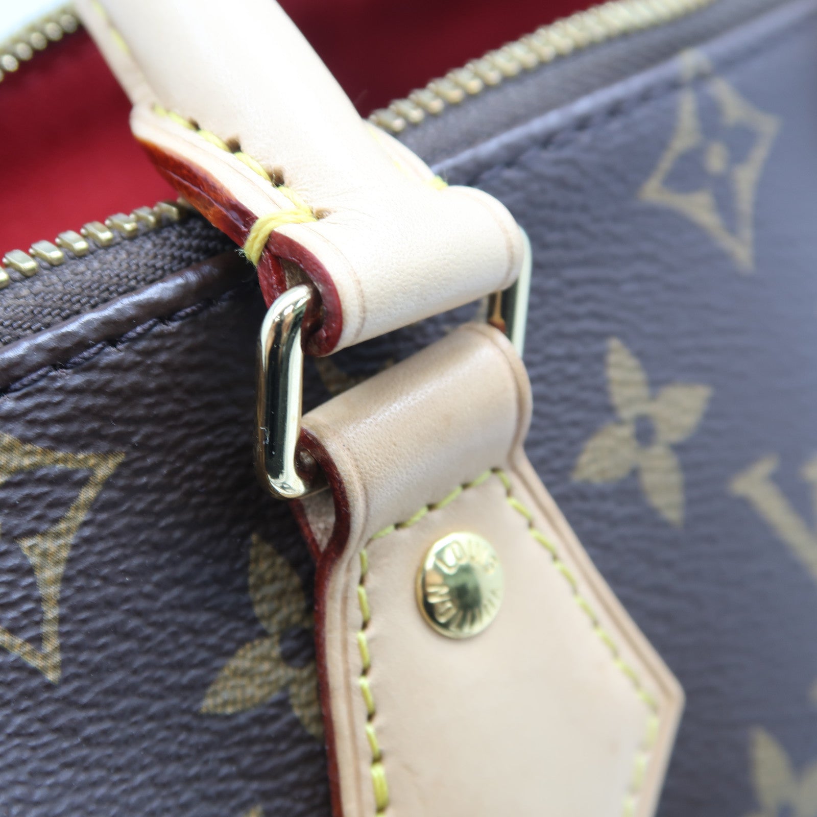 LOUIS VUITTON Monogram Speedy Bandouliere 20金扣手挽肩背兩用袋啡色