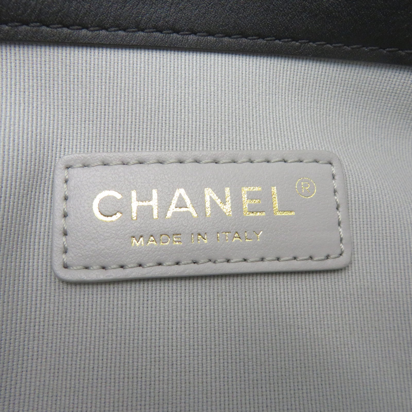 CHANEL Tweed Shoulder Bag Gold Buckle Chain Shoulder Bag Beige/Black
