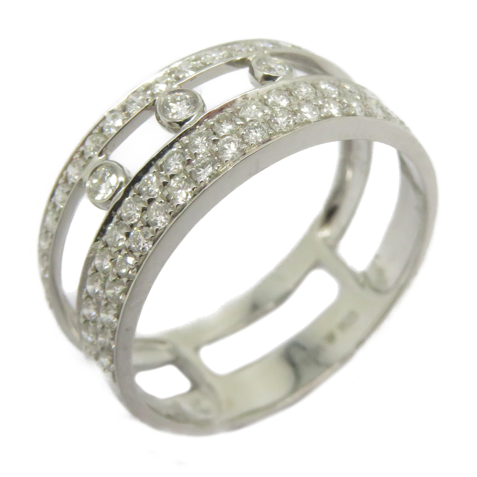 JEWELRY 【激減優惠】18K白金Diamond Ring 0.54ct鑽石戒指US#6.75銀色