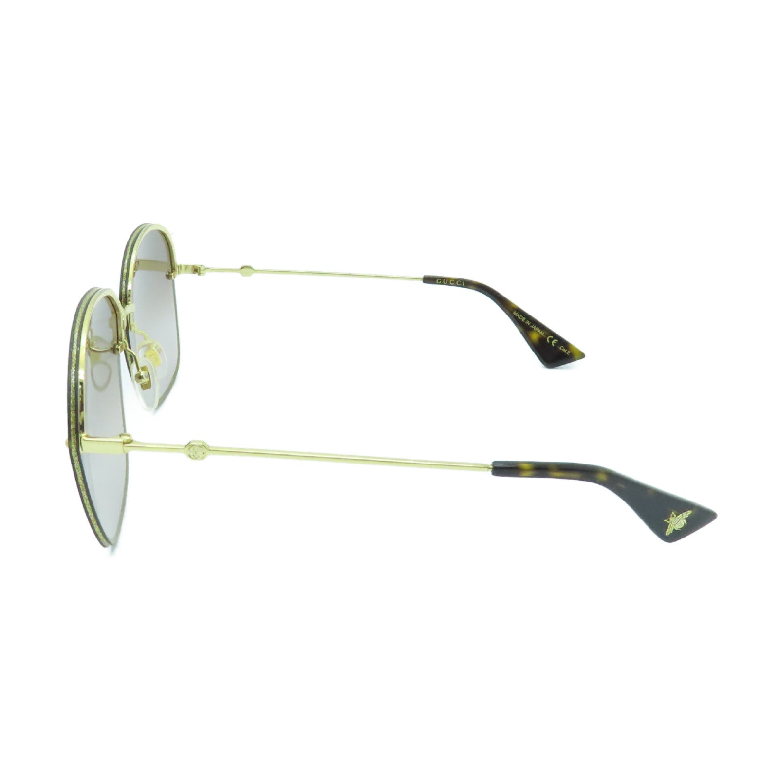 GUCCI 【激減優惠】PVC Sunglasses太陽眼鏡金色/灰色