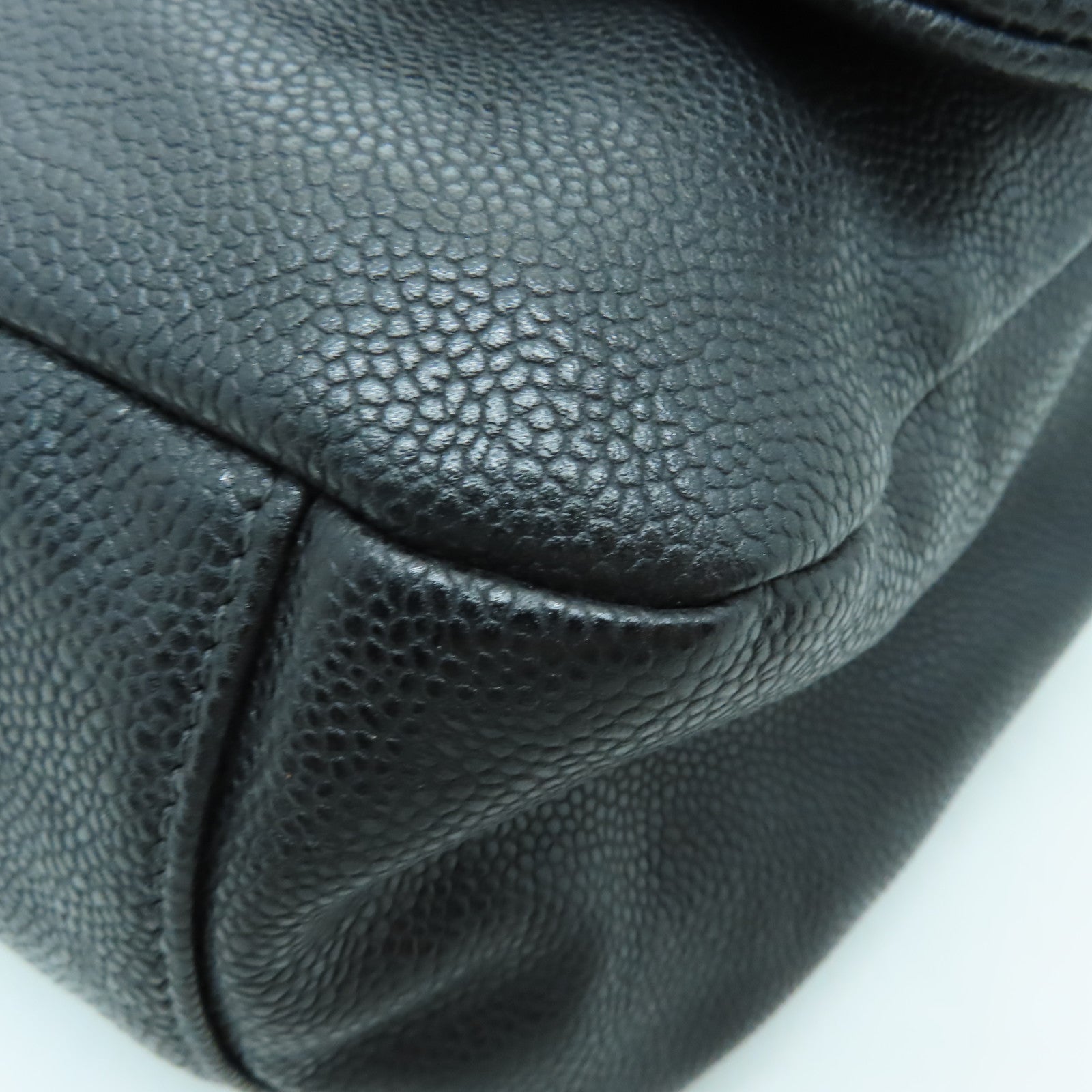 CHANEL 【激減優惠】Caviar皮革Shoulder Bag手挽袋/肩背袋黑色