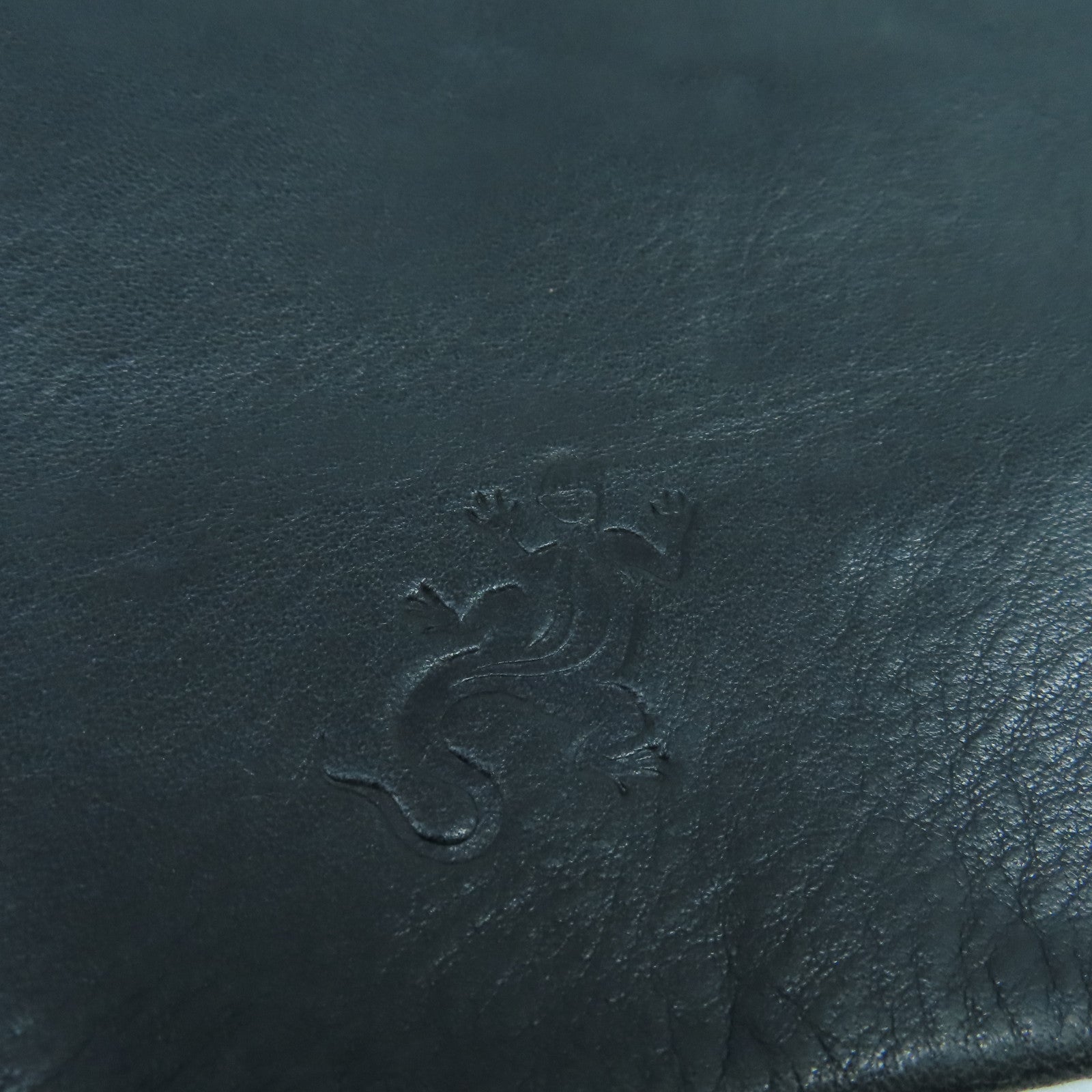 agnes b. 皮革Shoulder Bag銀扣肩背袋黑色