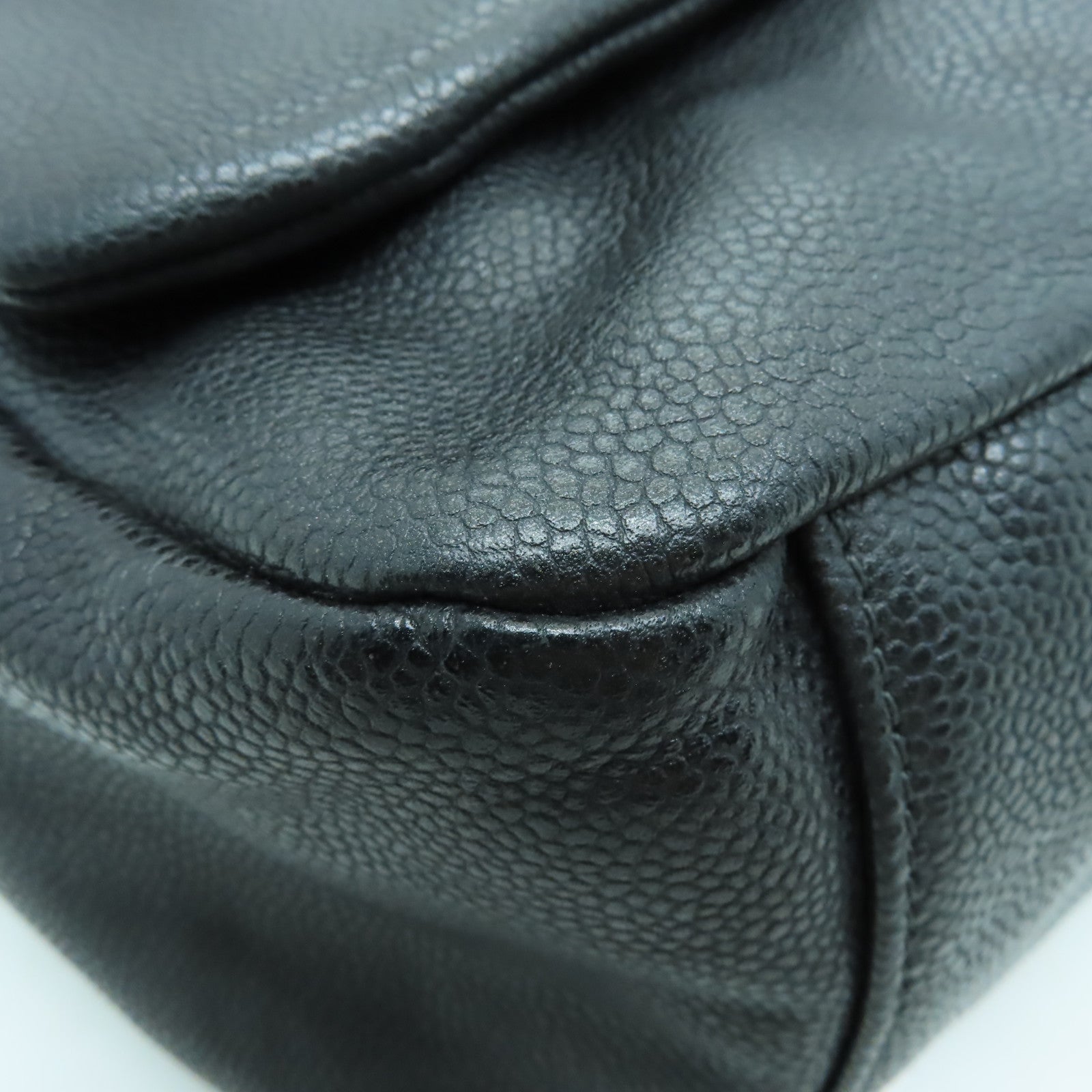 CHANEL 【激減優惠】Caviar皮革Shoulder Bag手挽袋/肩背袋黑色