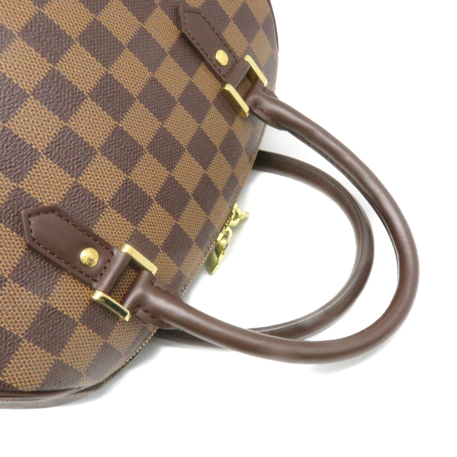 LOUIS VUITTON Damier Ribera MM Hand Bag金扣手挽袋黑色