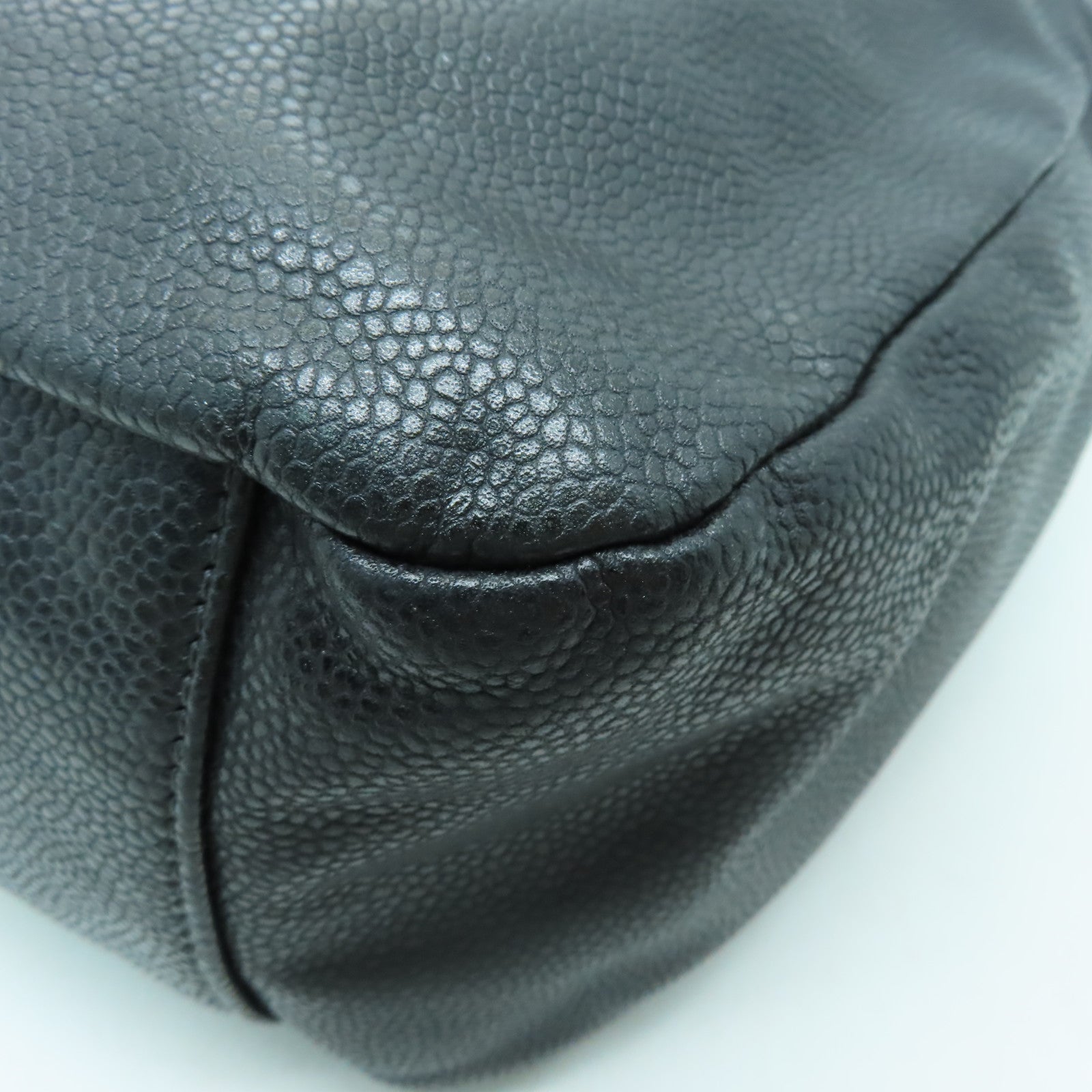 CHANEL 【激減優惠】Caviar皮革Shoulder Bag手挽袋/肩背袋黑色