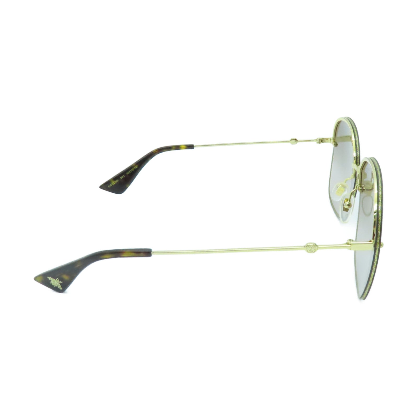 GUCCI 【激減優惠】PVC Sunglasses太陽眼鏡金色/灰色
