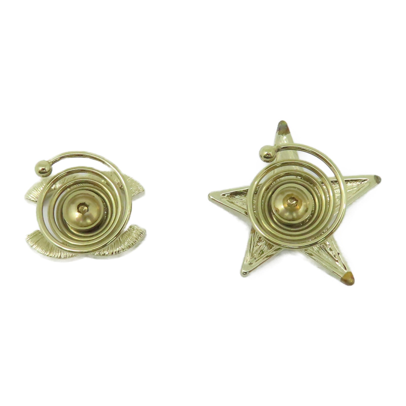 CHANEL 金屬Hair Clip髮夾金色