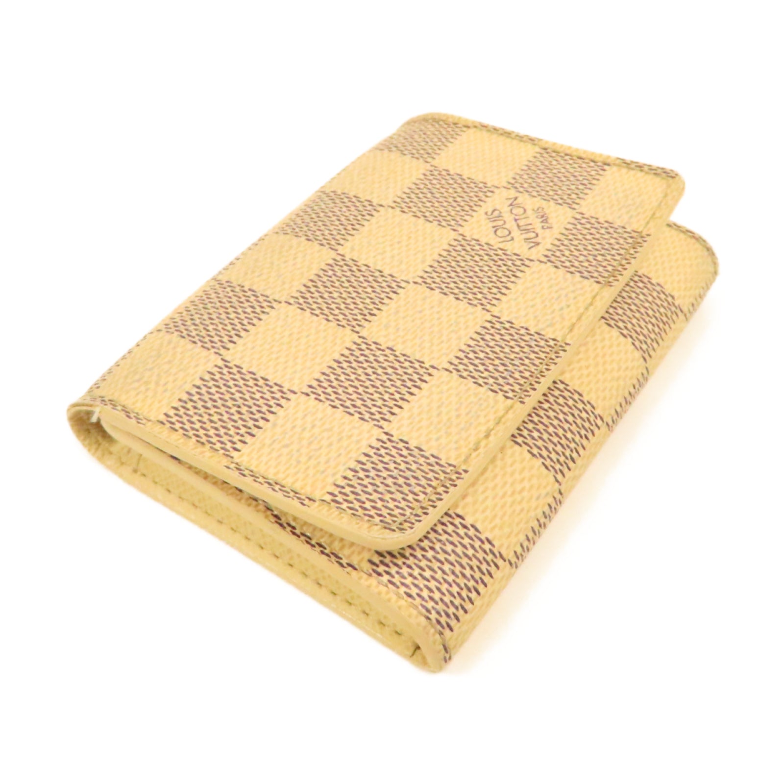 LOUIS VUITTON Damier Azur Card Case卡片套米色