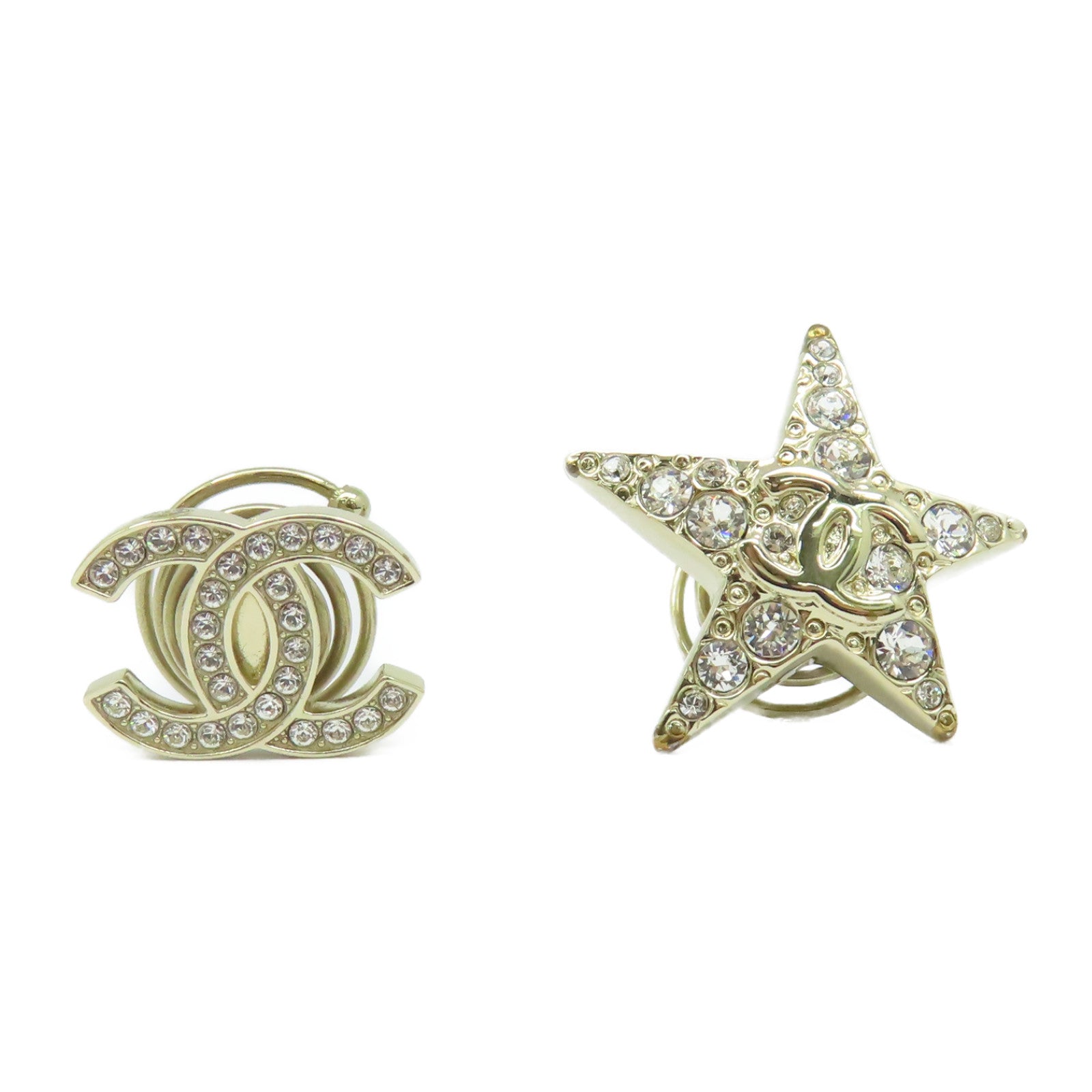 CHANEL 金屬Hair Clip髮夾金色