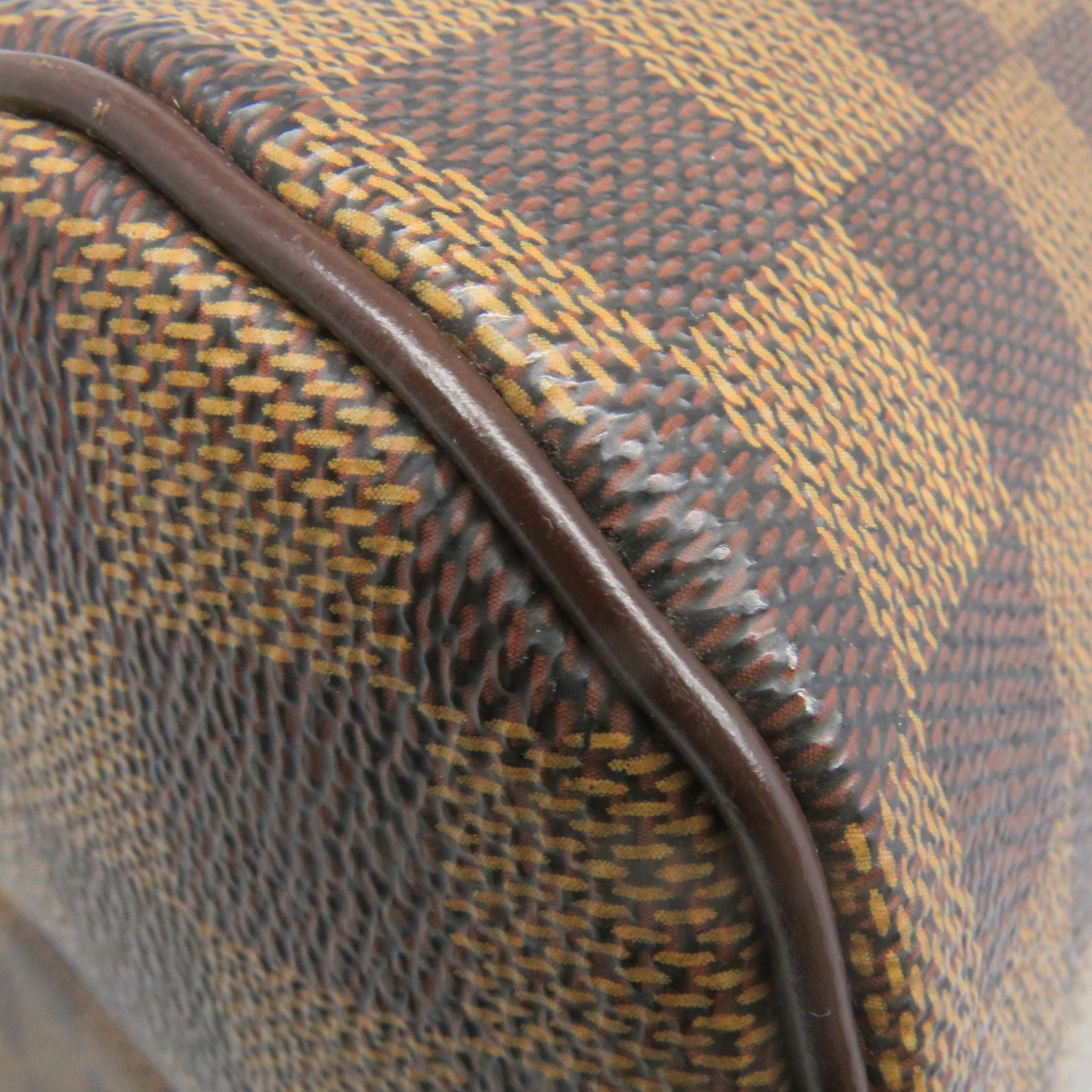 LOUIS VUITTON Damier Ribera MM Hand Bag金扣手挽袋黑色
