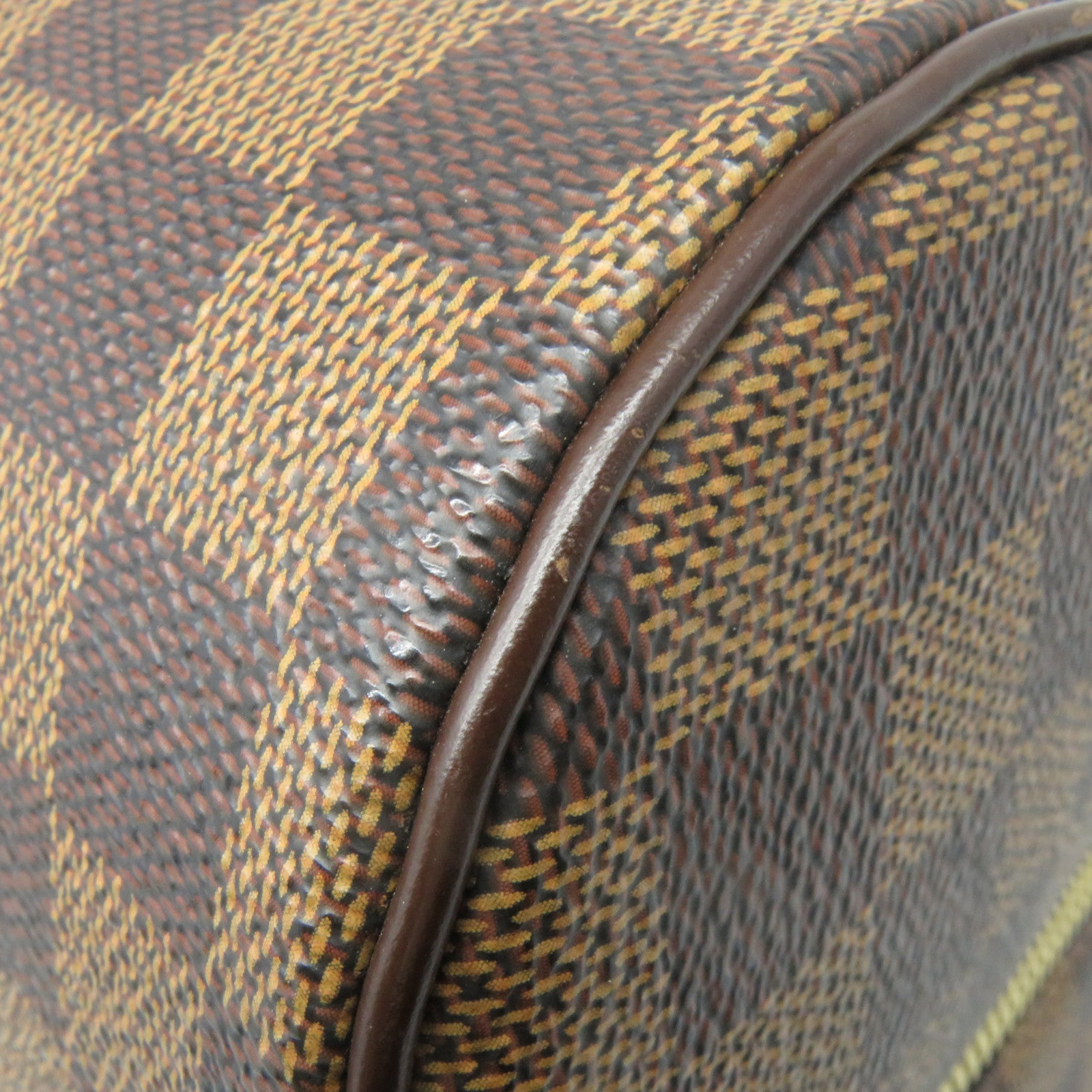 LOUIS VUITTON Damier Ribera MM Hand Bag金扣手挽袋黑色