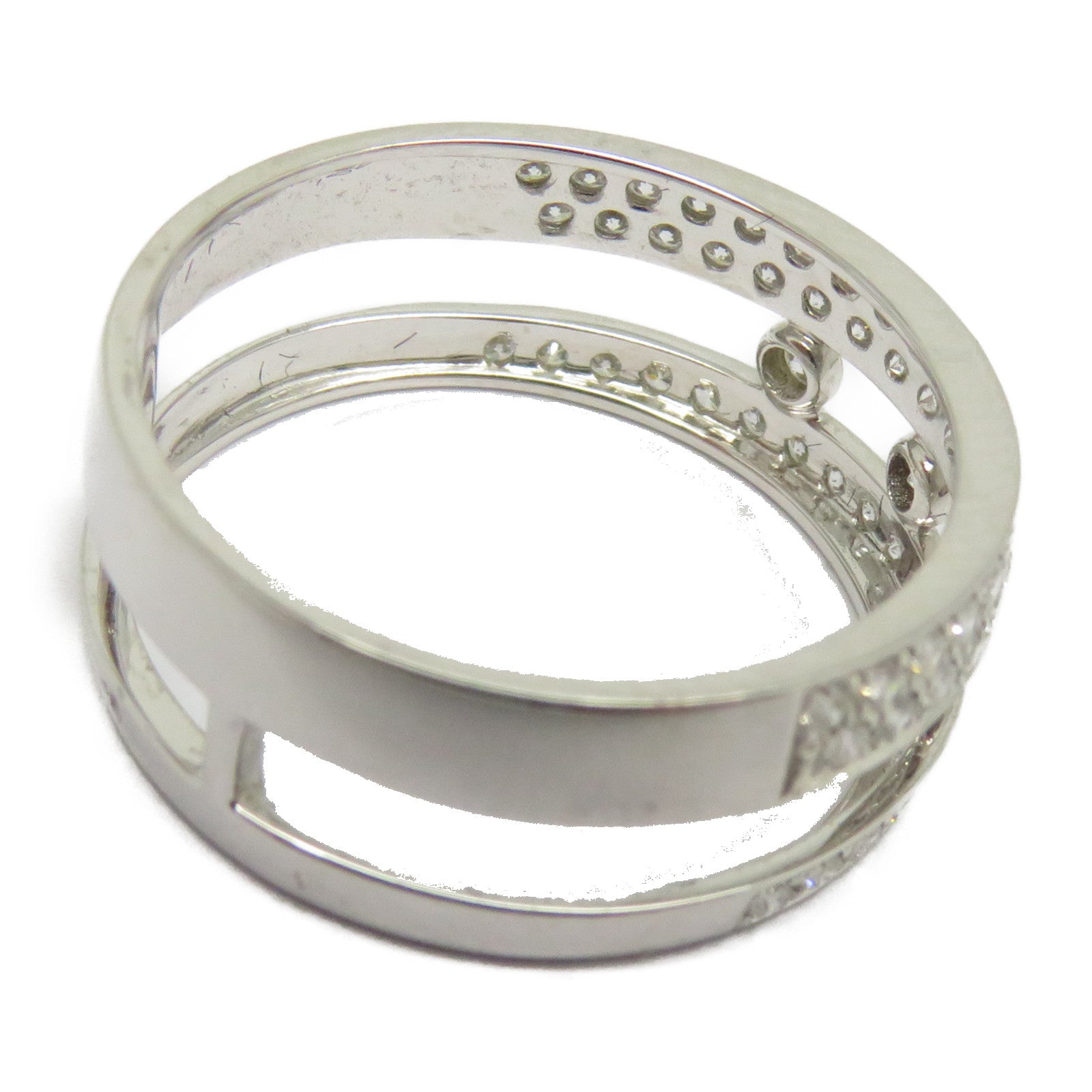JEWELRY 【激減優惠】18K白金Diamond Ring 0.54ct鑽石戒指US#6.75銀色