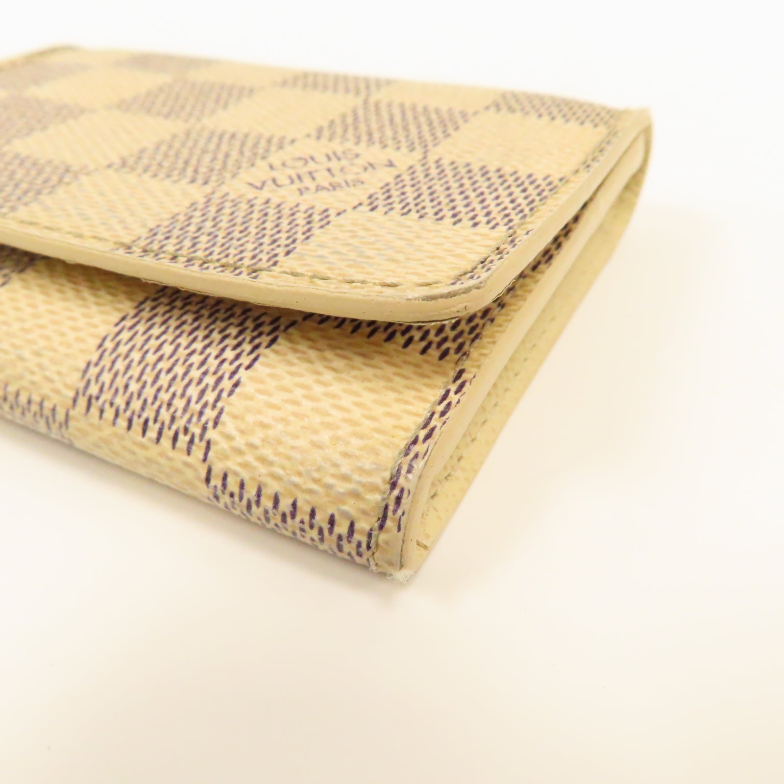 LOUIS VUITTON Damier Azur Card Case卡片套米色