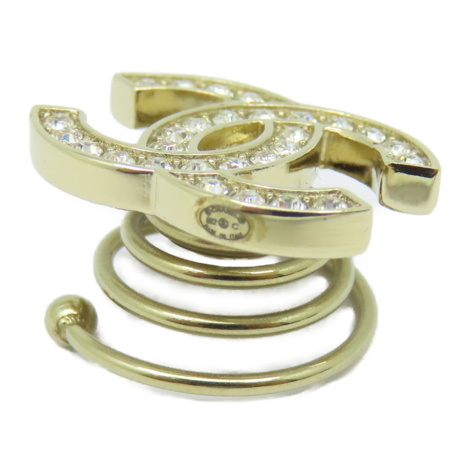CHANEL 金屬Hair Clip髮夾金色