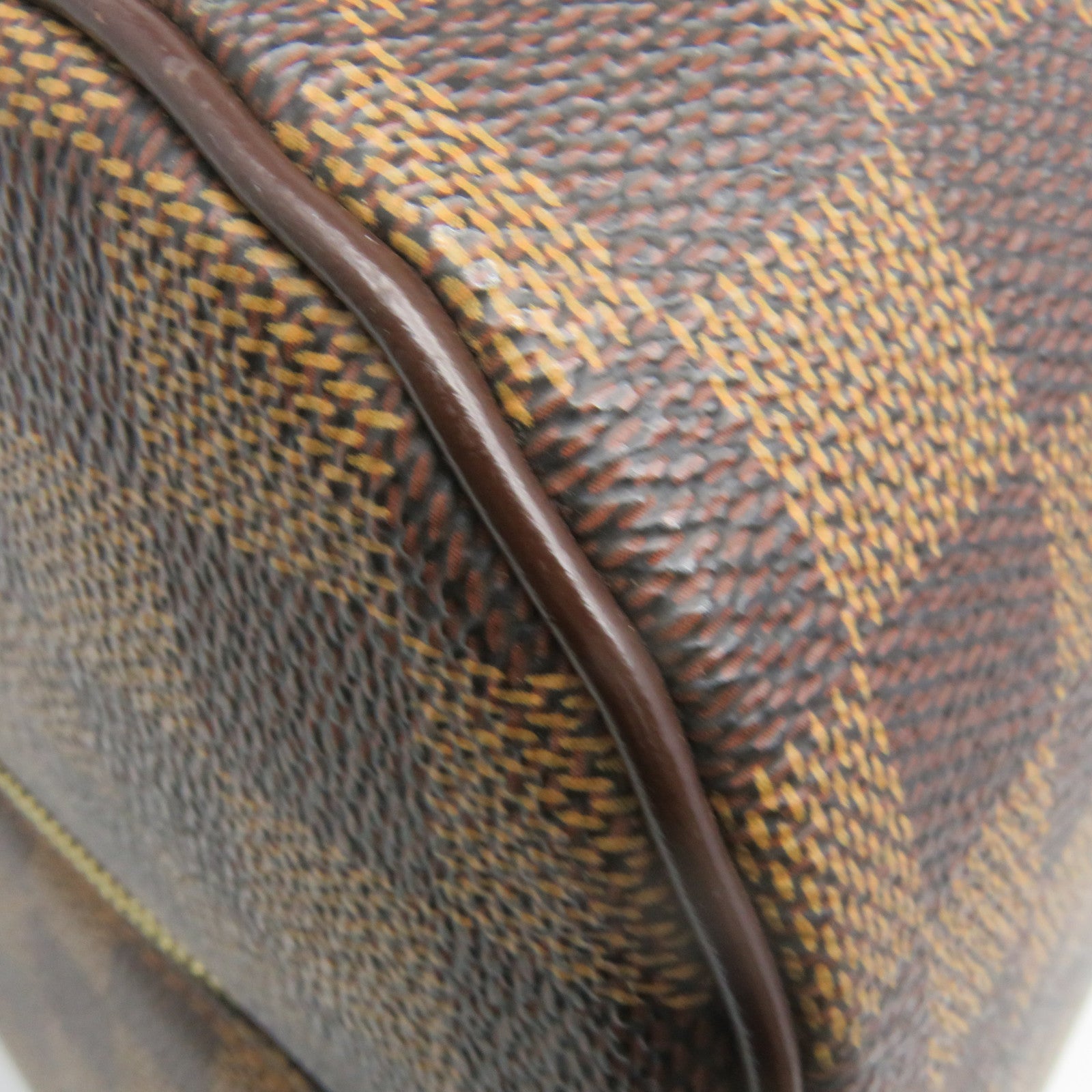 LOUIS VUITTON Damier Ribera MM Hand Bag金扣手挽袋黑色