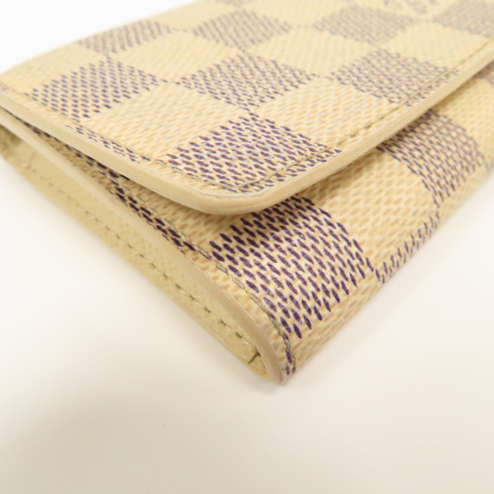 LOUIS VUITTON Damier Azur Card Case卡片套米色
