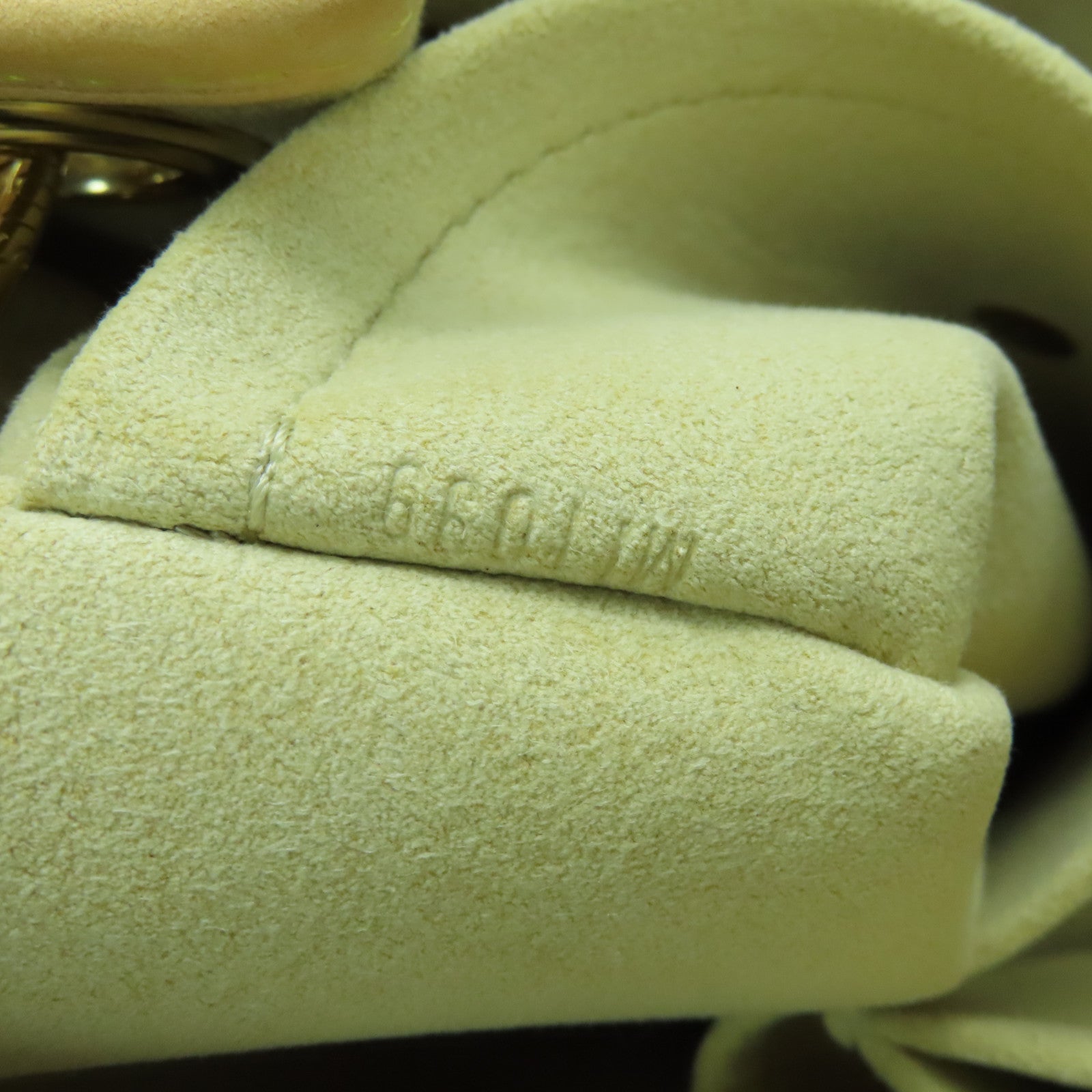 LOUIS VUITTON Damier Azur Galliera PM金扣肩背袋白色